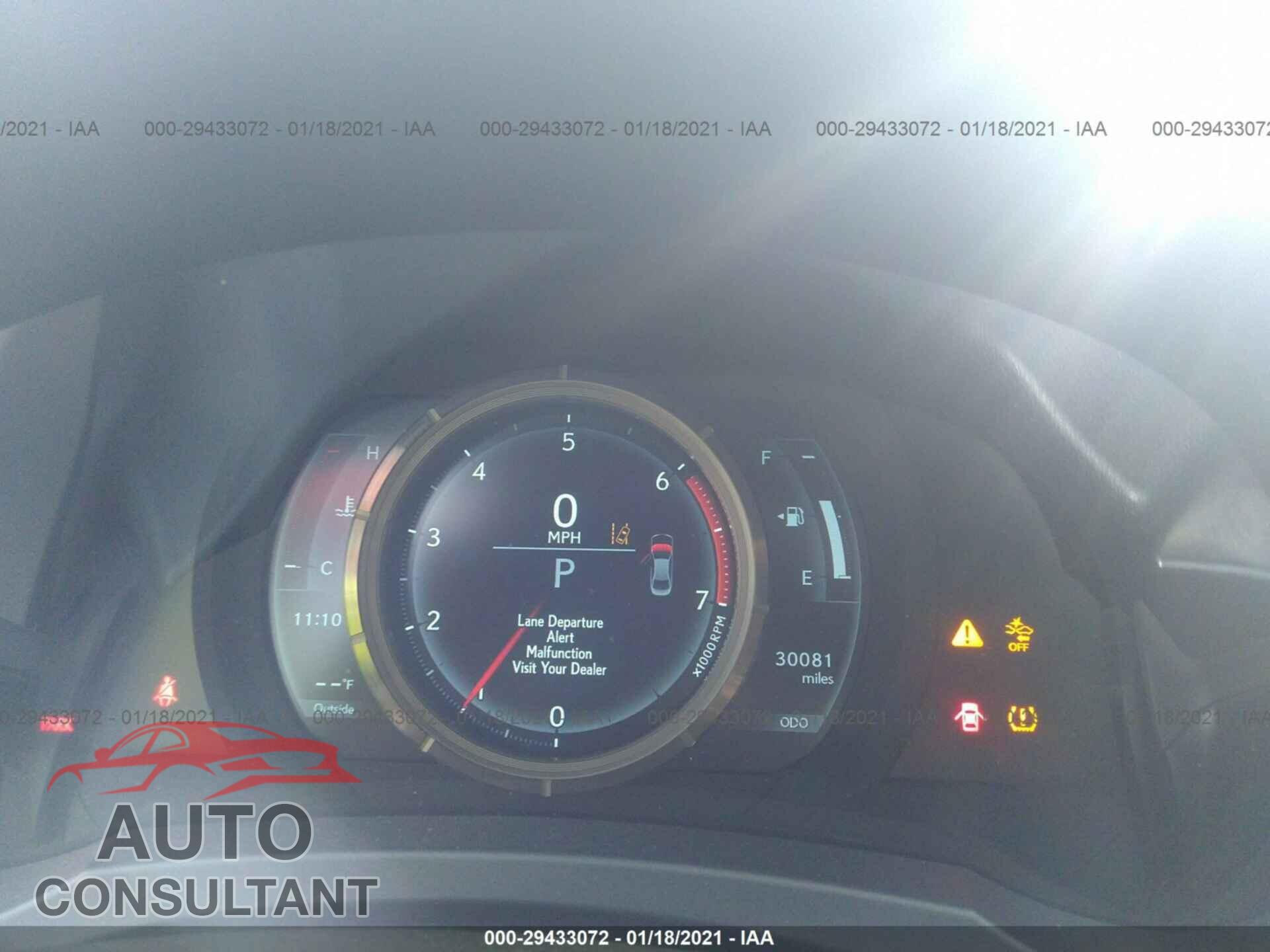 LEXUS IS 2019 - JTHBA1D23K5085847