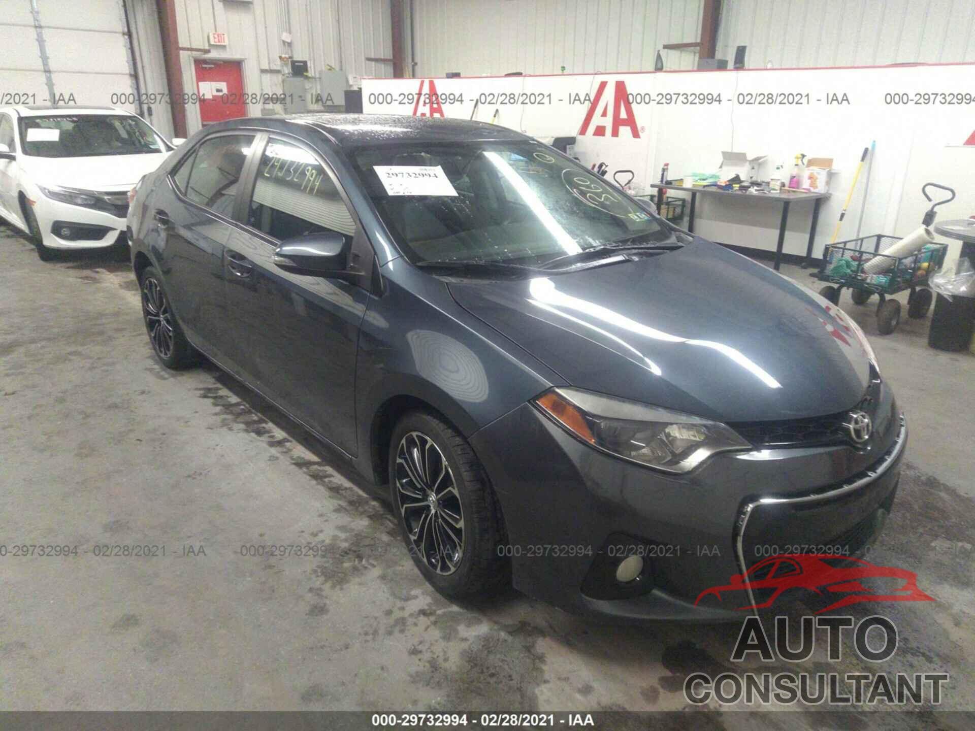 TOYOTA COROLLA 2016 - 2T1BURHE1GC697745