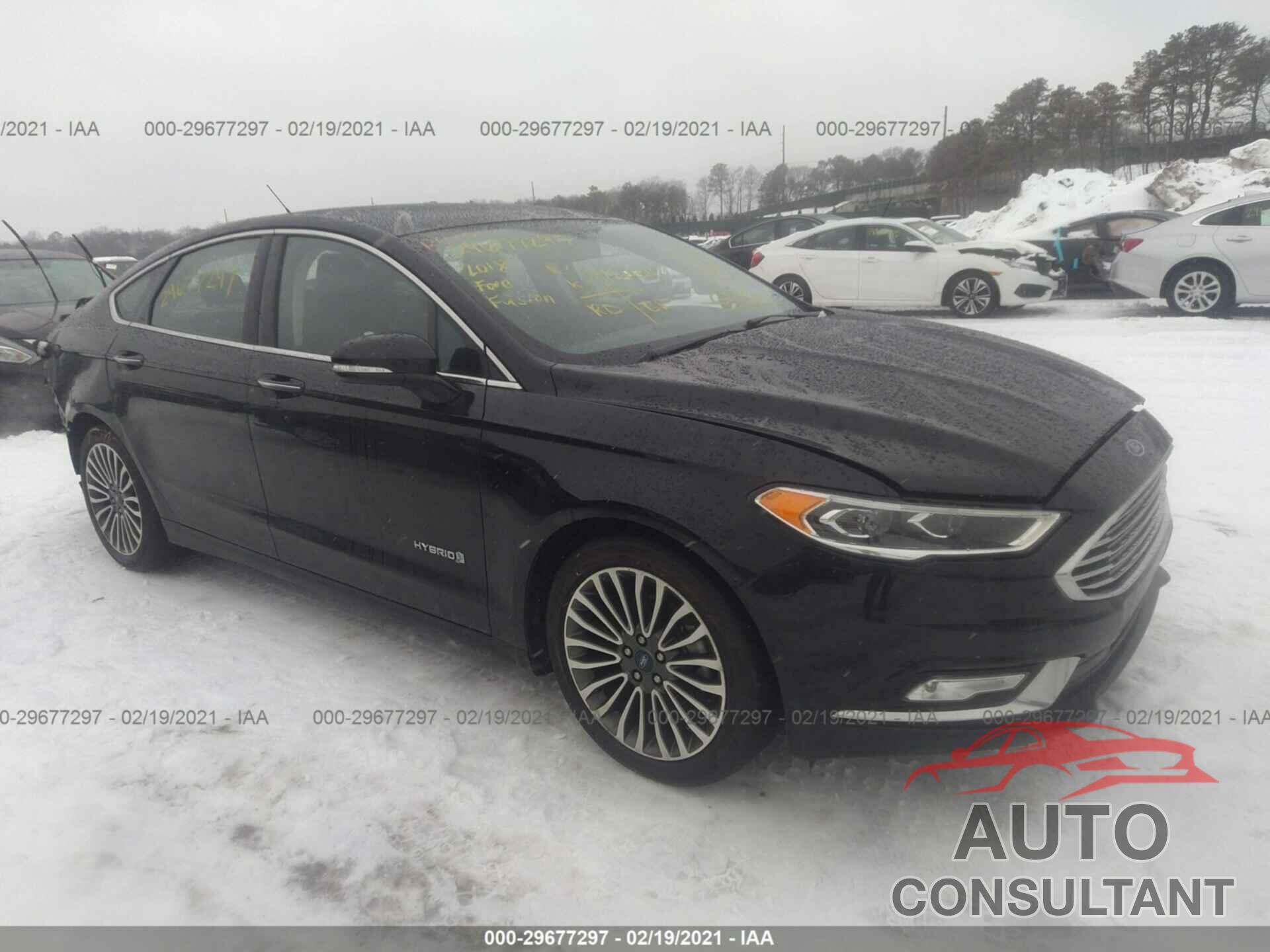 FORD FUSION HYBRID 2018 - 3FA6P0RU3JR206416