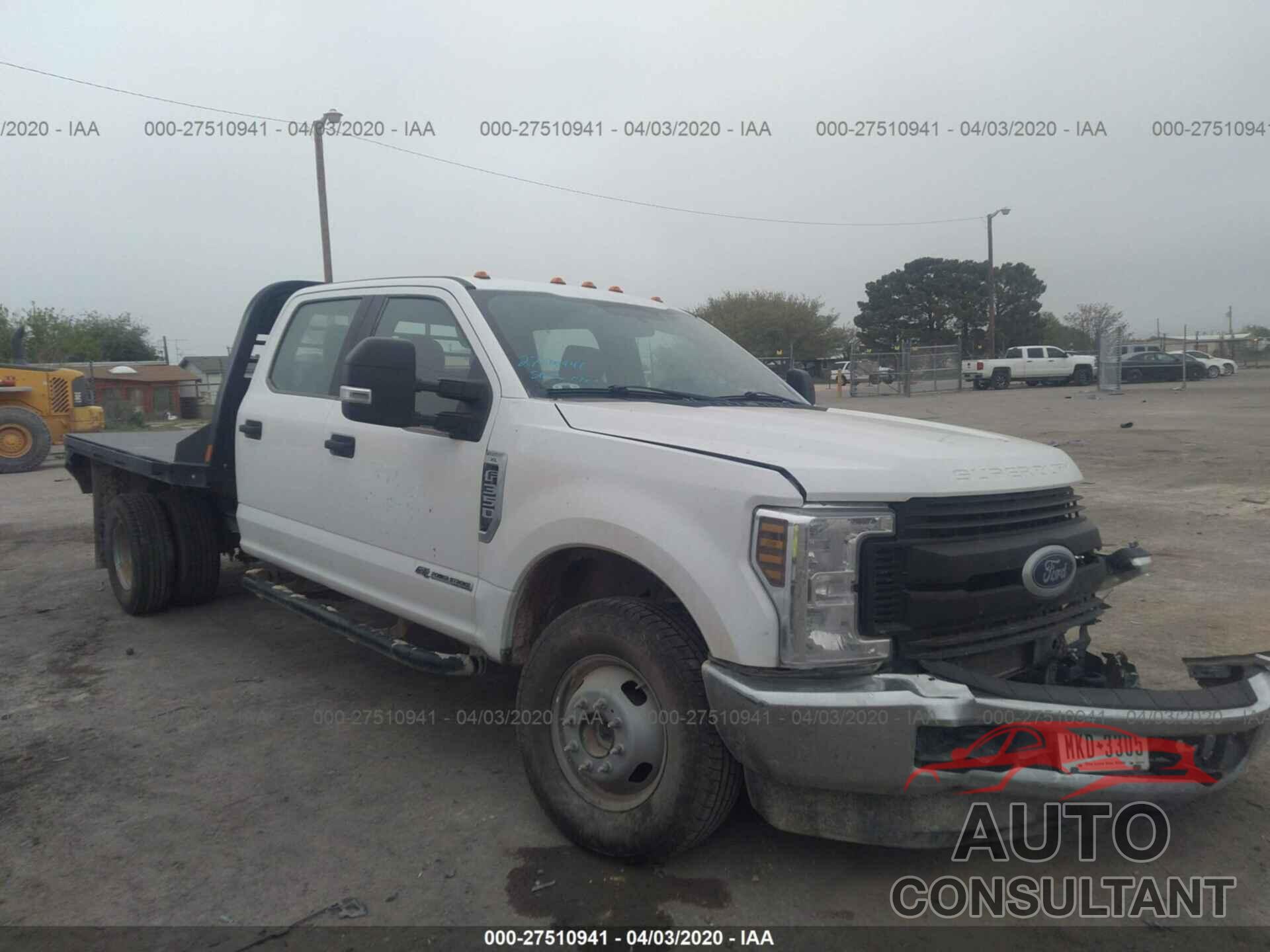 FORD SUPER DUTY F-350 DRW 2019 - 1FD8W3HT3KEF47959