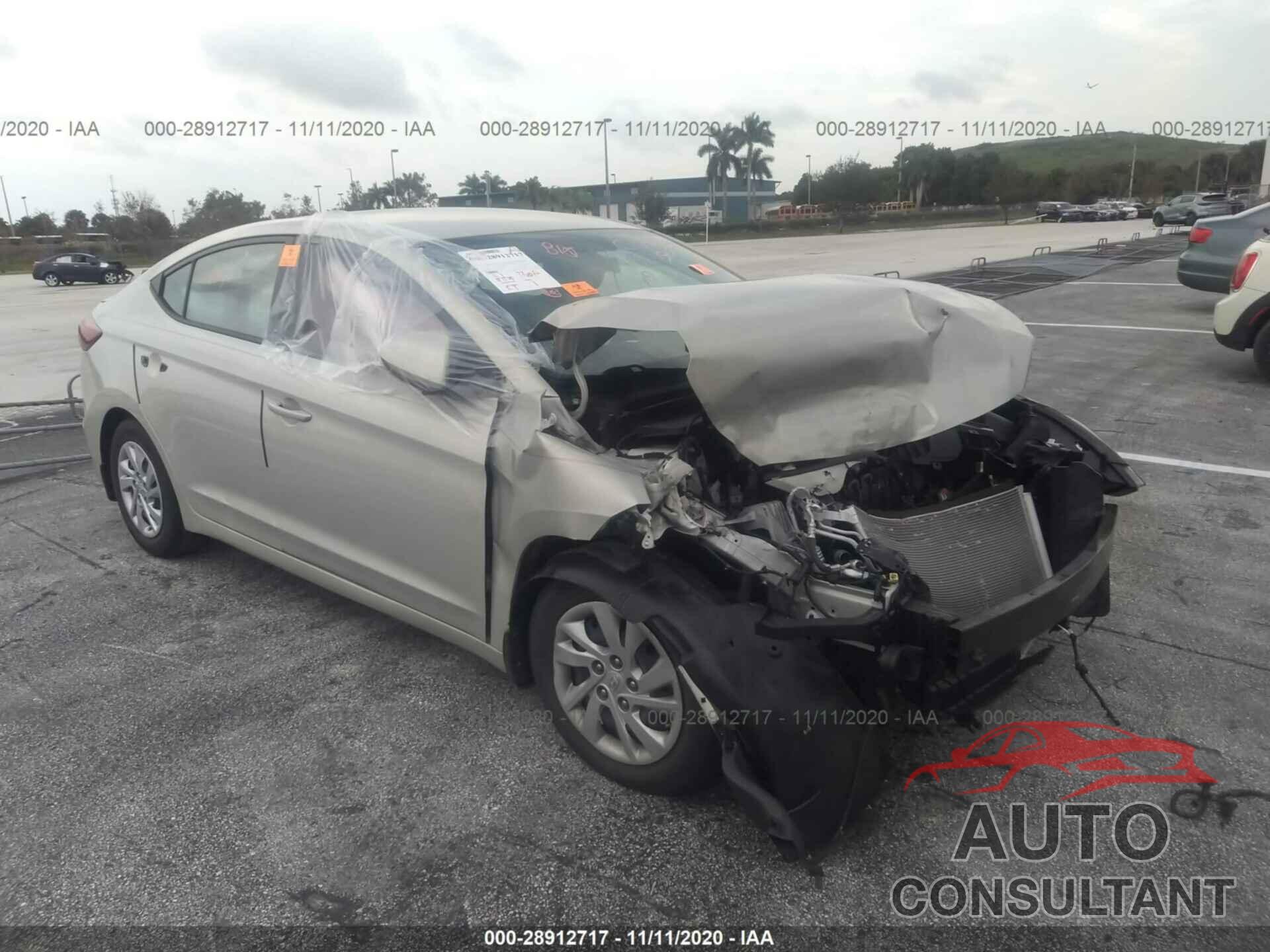 HYUNDAI ELANTRA 2017 - KMHD74LF0HU361376