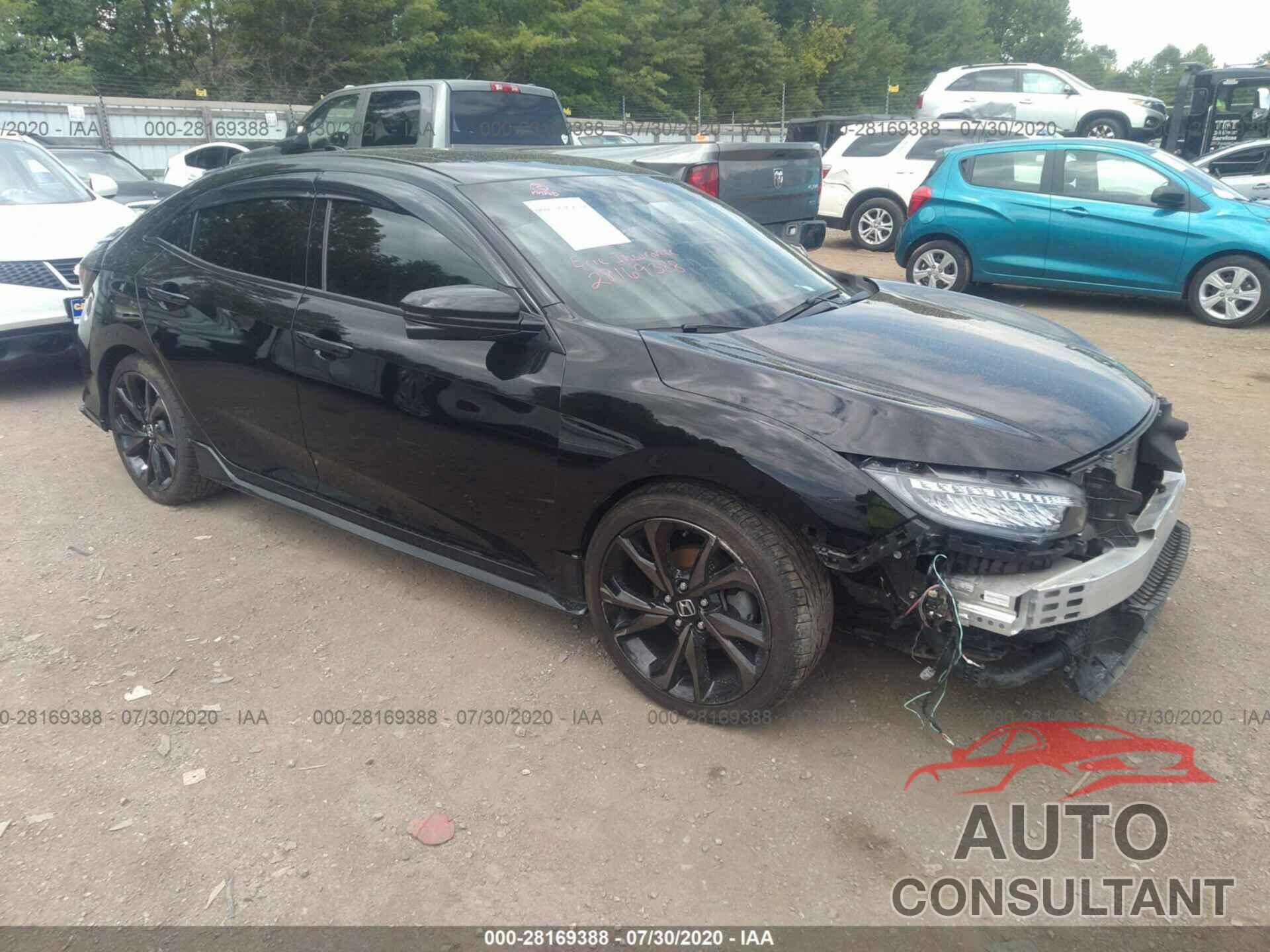 HONDA CIVIC HATCHBACK 2018 - SHHFK7H96JU212161