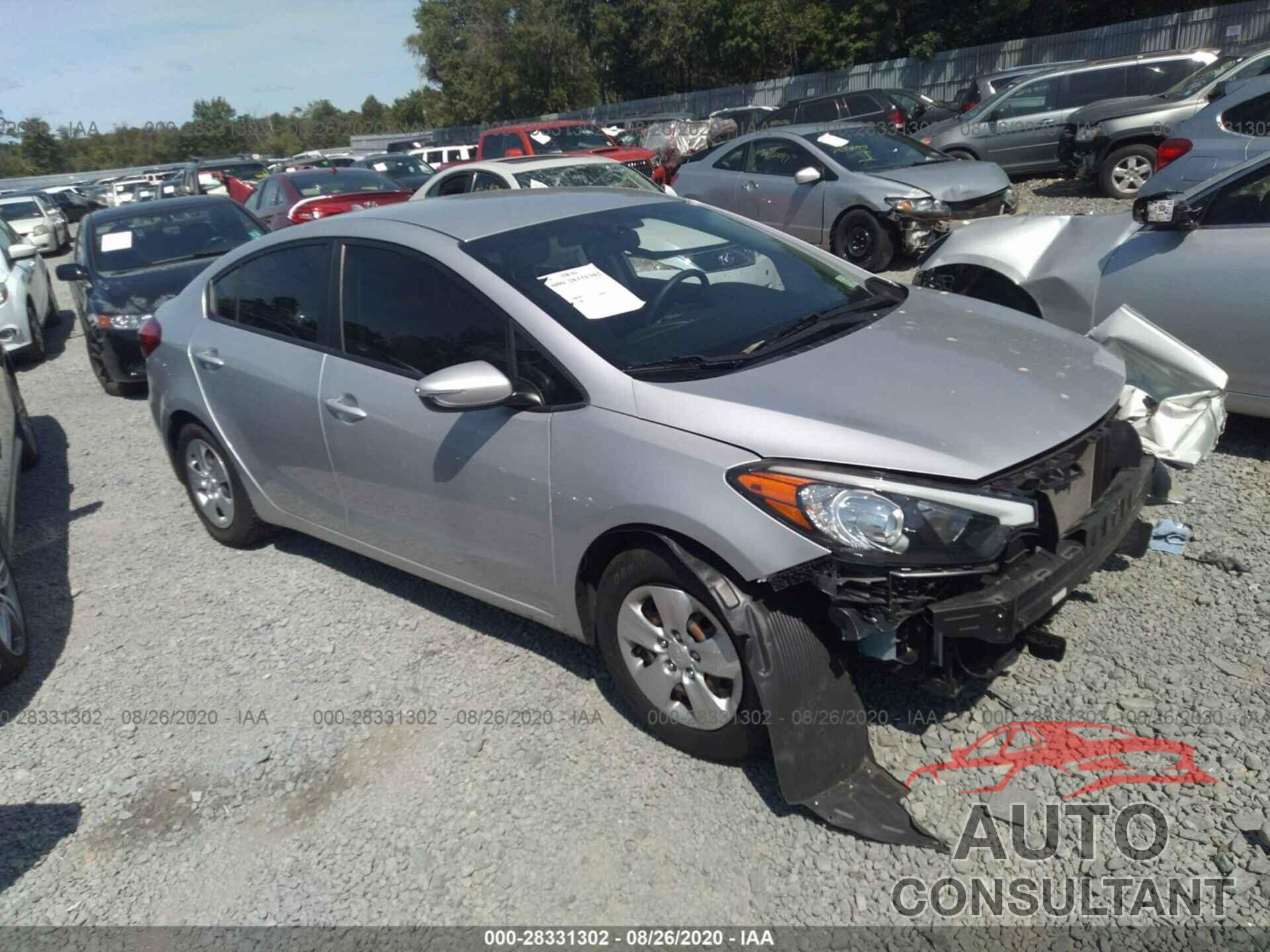 KIA FORTE 2016 - KNAFX4A65G5540924