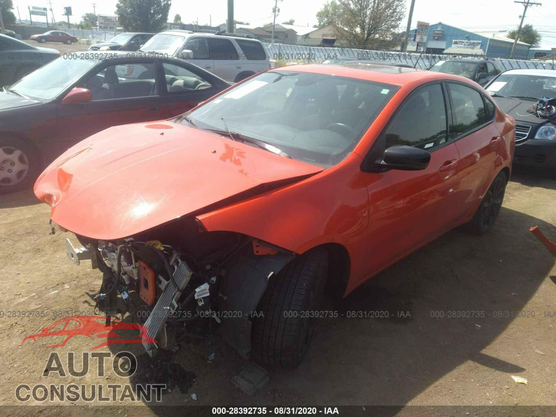 DODGE DART 2016 - 1C3CDFFA6GD803357