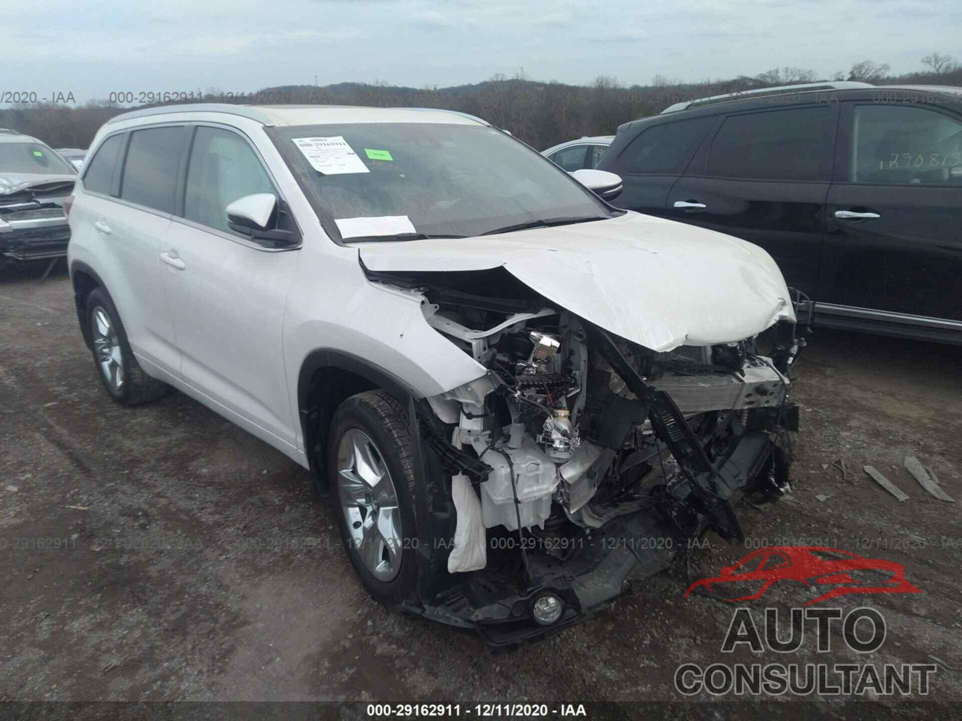 TOYOTA HIGHLANDER 2018 - 5TDDZRFH0JS906267