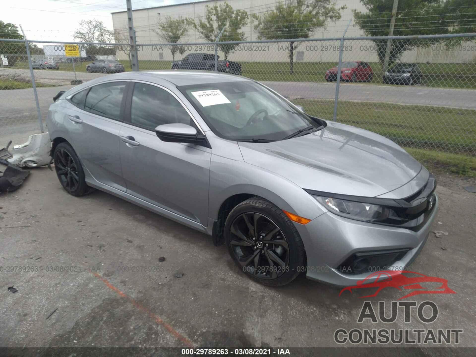 HONDA CIVIC SEDAN 2019 - 2HGFC2F8XKH603970