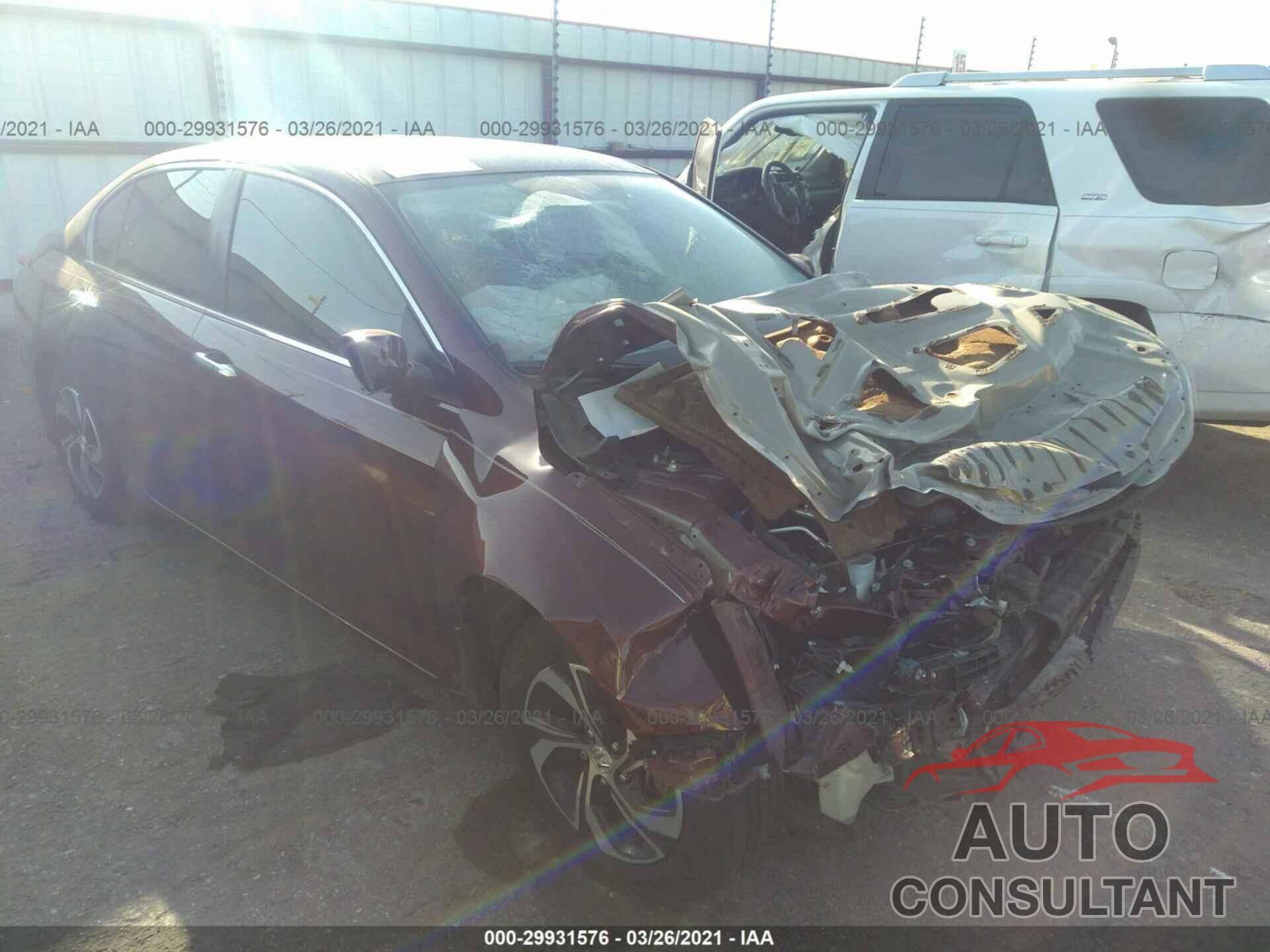 HONDA ACCORD SEDAN 2016 - 1HGCR2F36GA044218