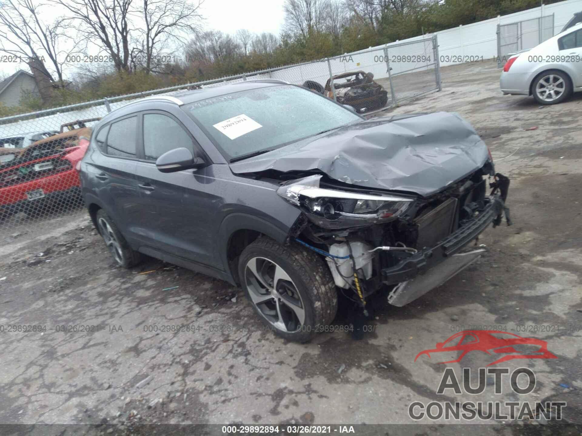 HYUNDAI TUCSON 2016 - KM8J33A24GU027276