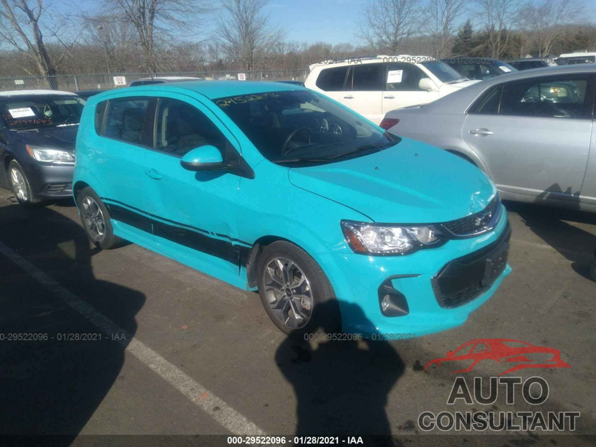 CHEVROLET SONIC 2020 - 1G1JD6SB3L4109231