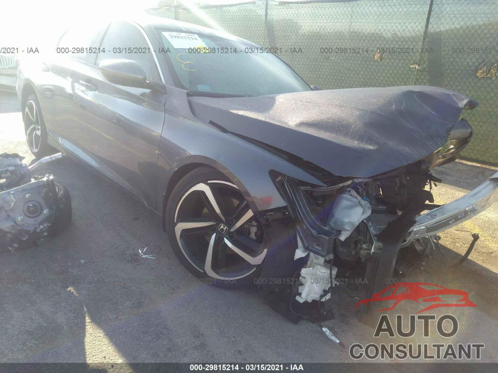 HONDA ACCORD SEDAN 2019 - 1HGCV1F37KA018659