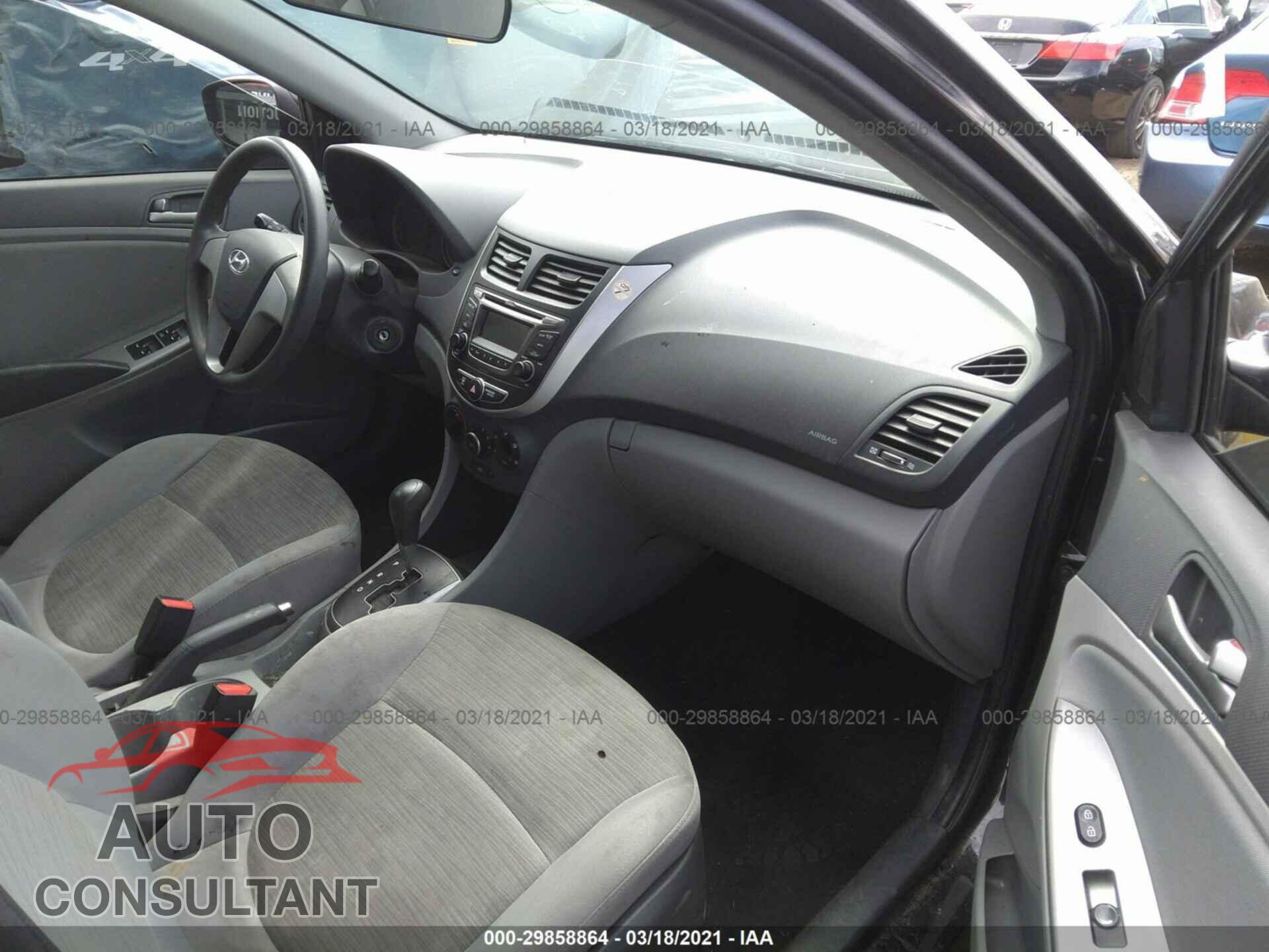 HYUNDAI ACCENT 2017 - KMHCT4AE3HU378464