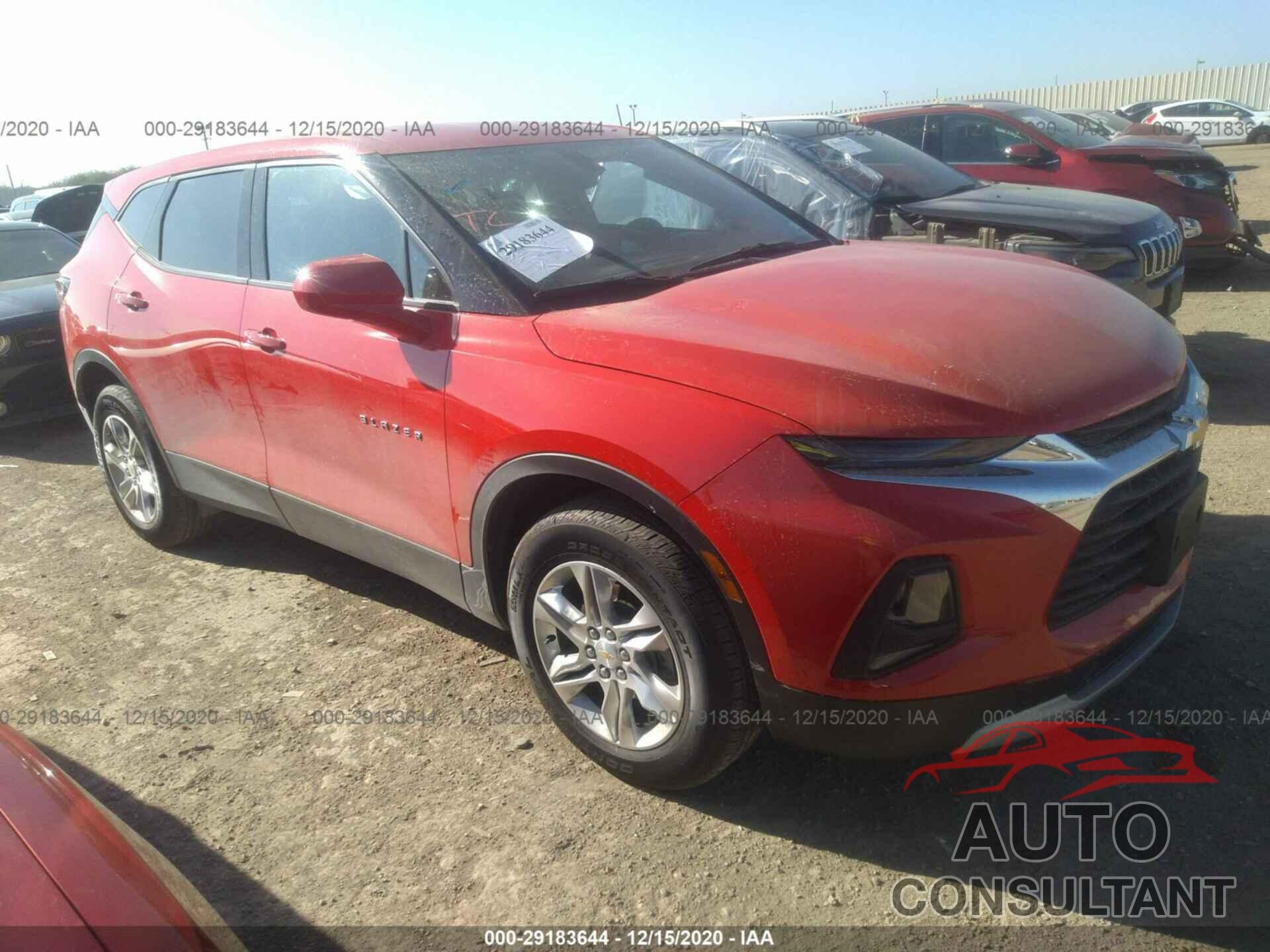 CHEVROLET BLAZER 2020 - 3GNKBBRA4LS537789