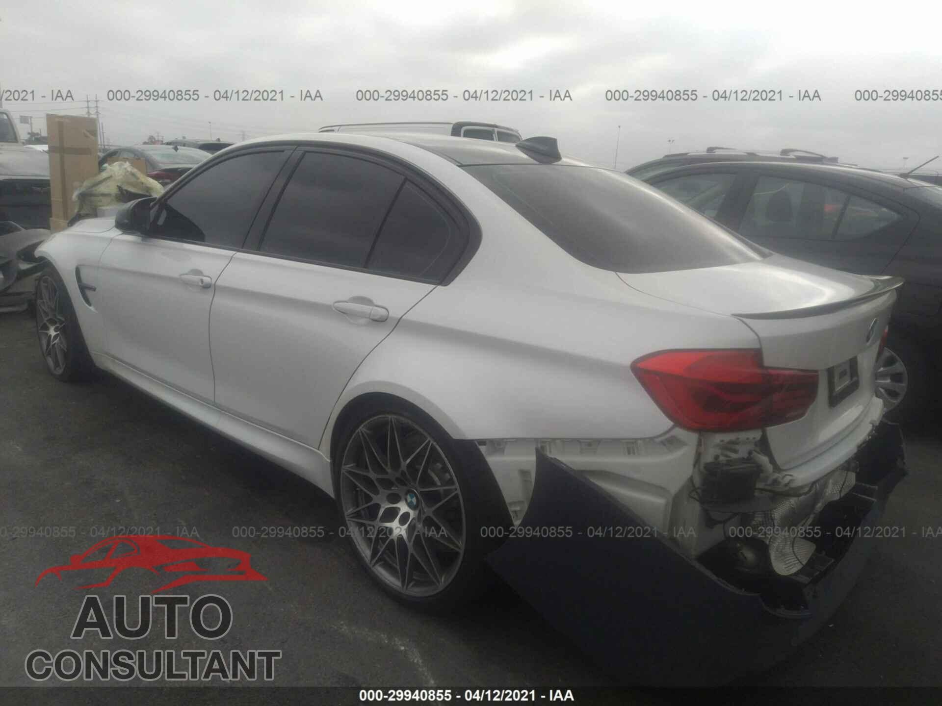 BMW M3 2017 - WBS8M9C51H5G84344