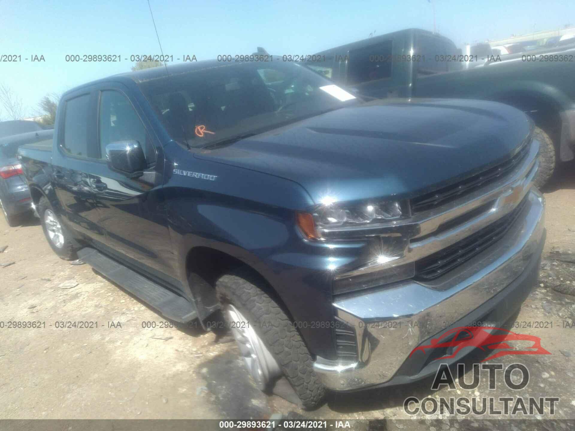 CHEVROLET SILVERADO 1500 2019 - 1GCUYDED4KZ327271