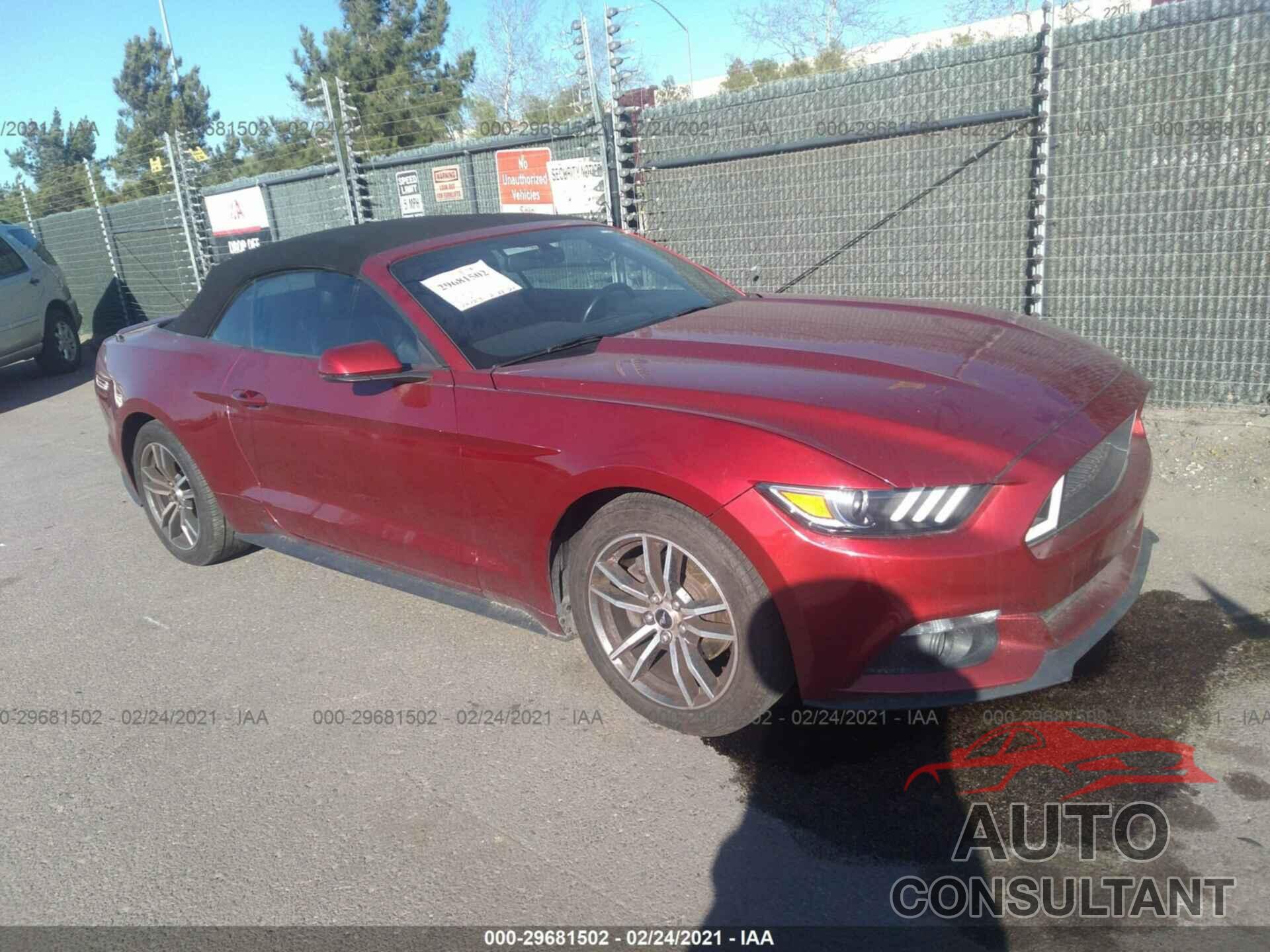 FORD MUSTANG 2016 - 1FATP8UH6G5281280