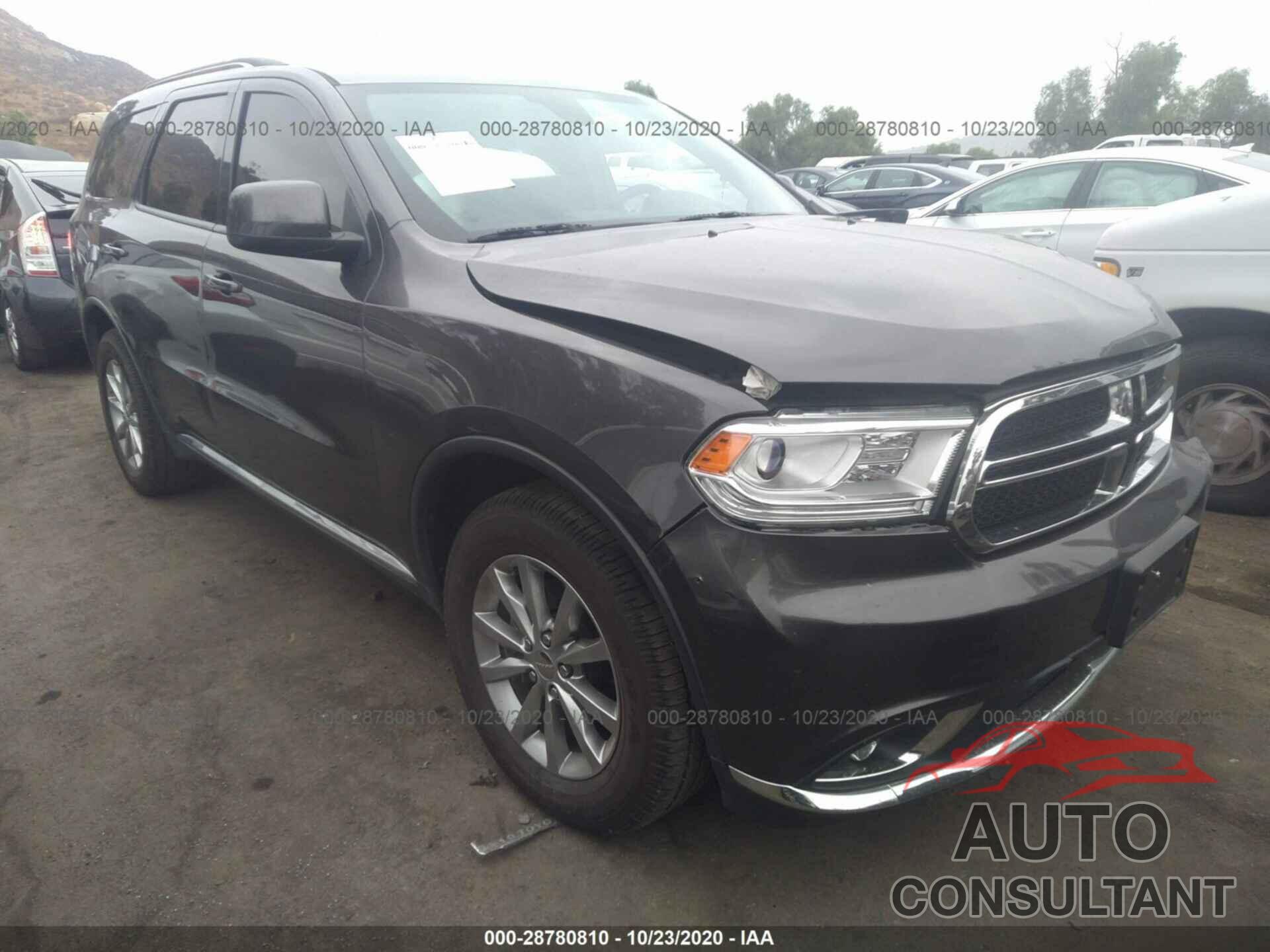 DODGE DURANGO 2017 - 1C4RDHAG2HC709285
