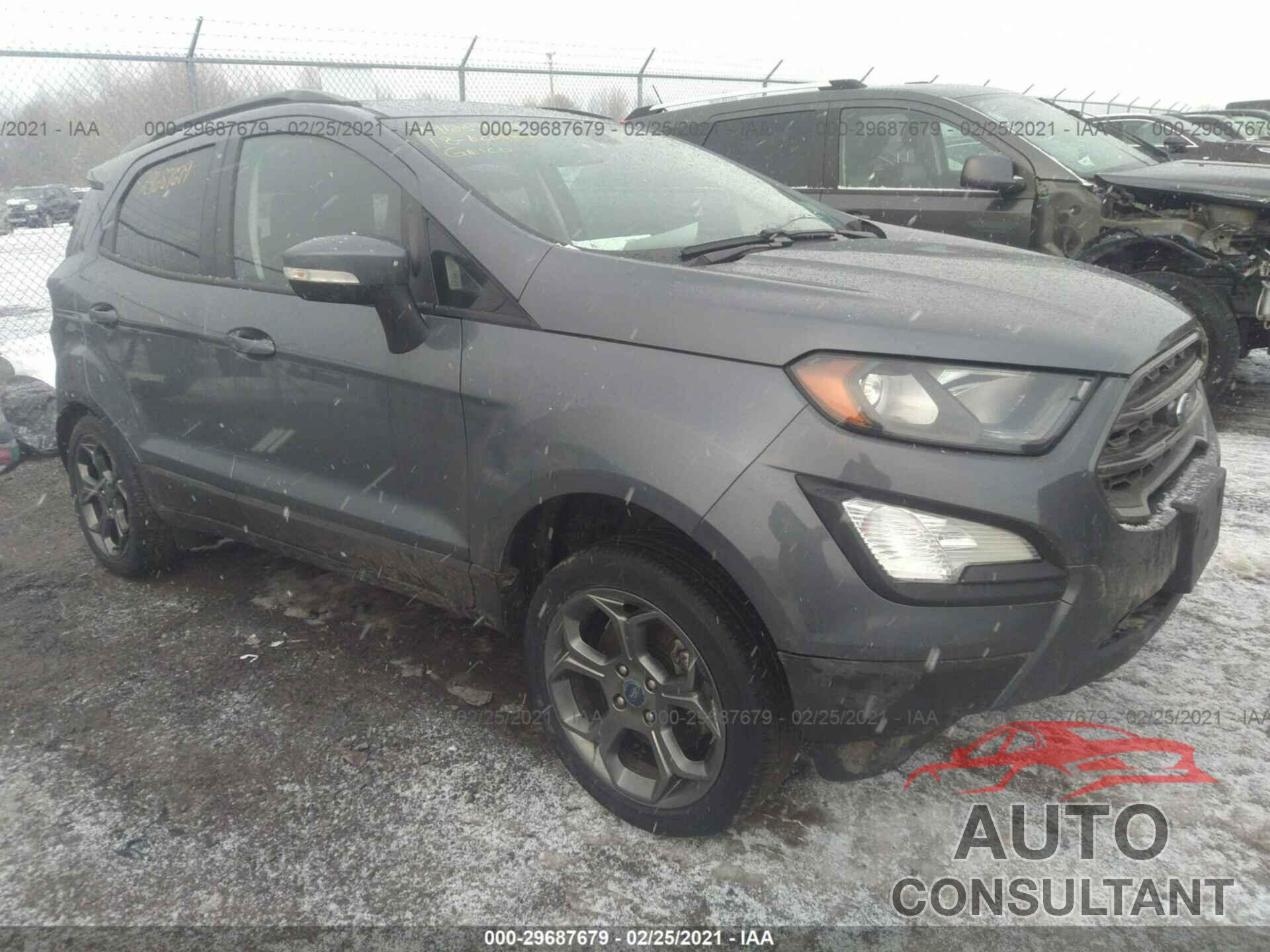 FORD ECOSPORT 2018 - MAJ6P1CL8JC196552