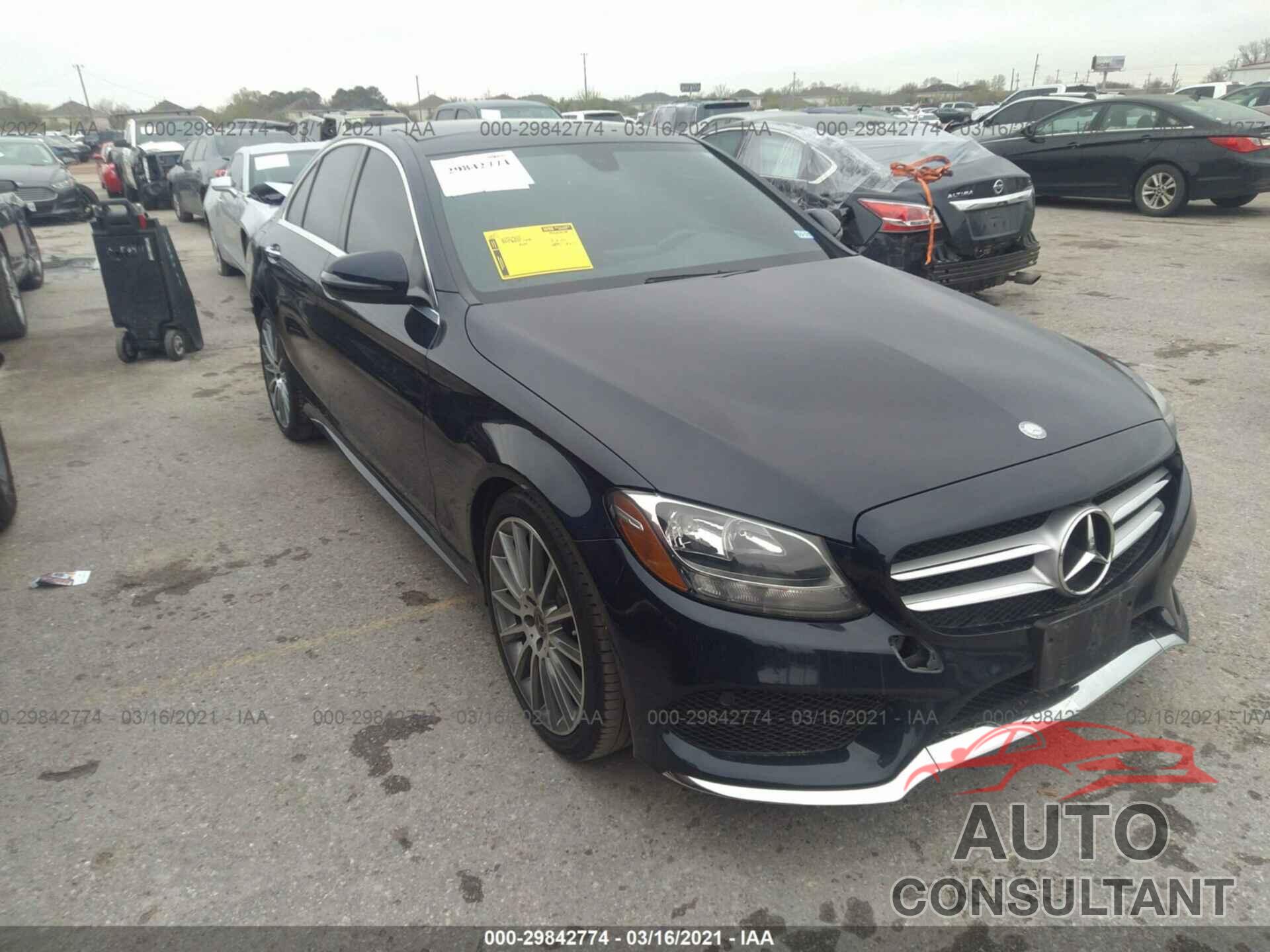 MERCEDES-BENZ C-CLASS 2017 - 55SWF4JB1HU218749