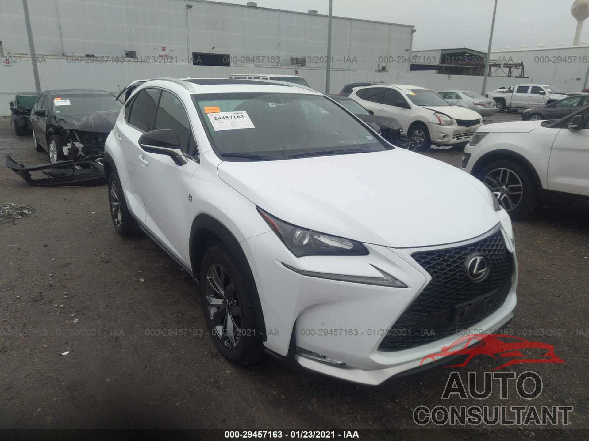 LEXUS NX 2017 - JTJYARBZXH2079903