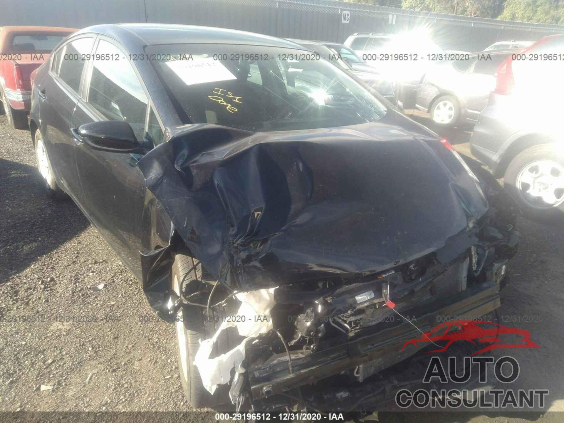 KIA FORTE 2017 - 3KPFK4A76HE103353