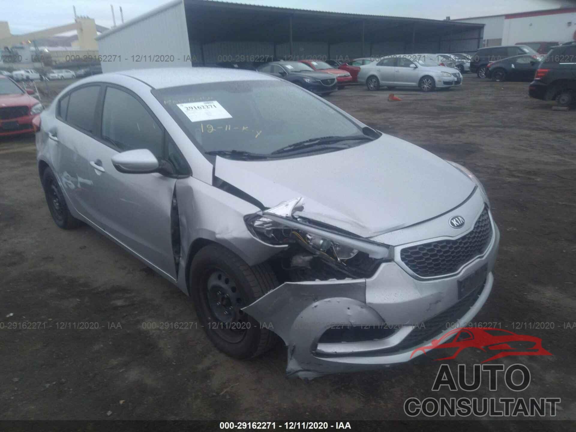 KIA FORTE 2016 - KNAFK4A67G5484774
