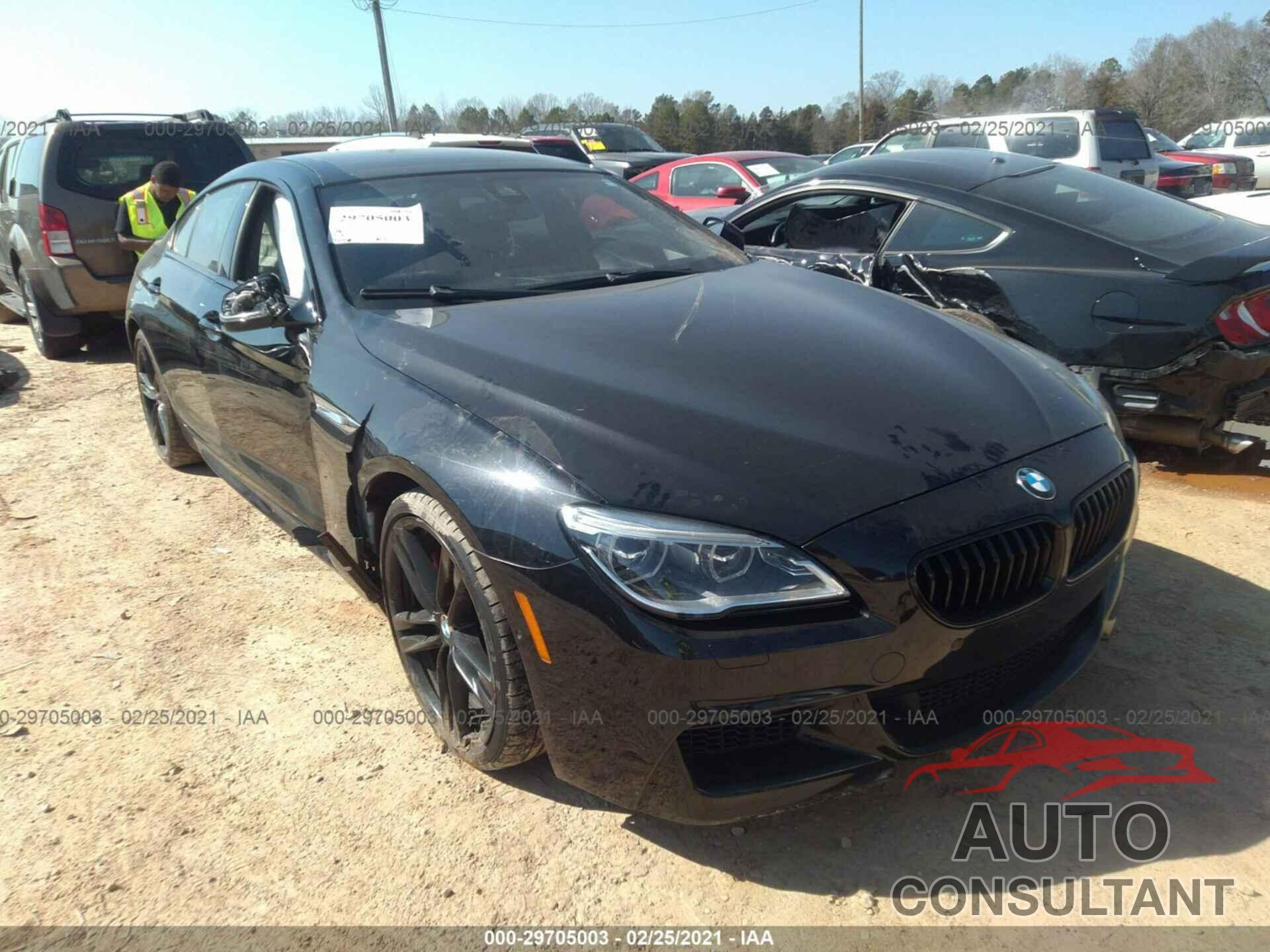 BMW 6 SERIES 2016 - WBA6D4C55GD977289