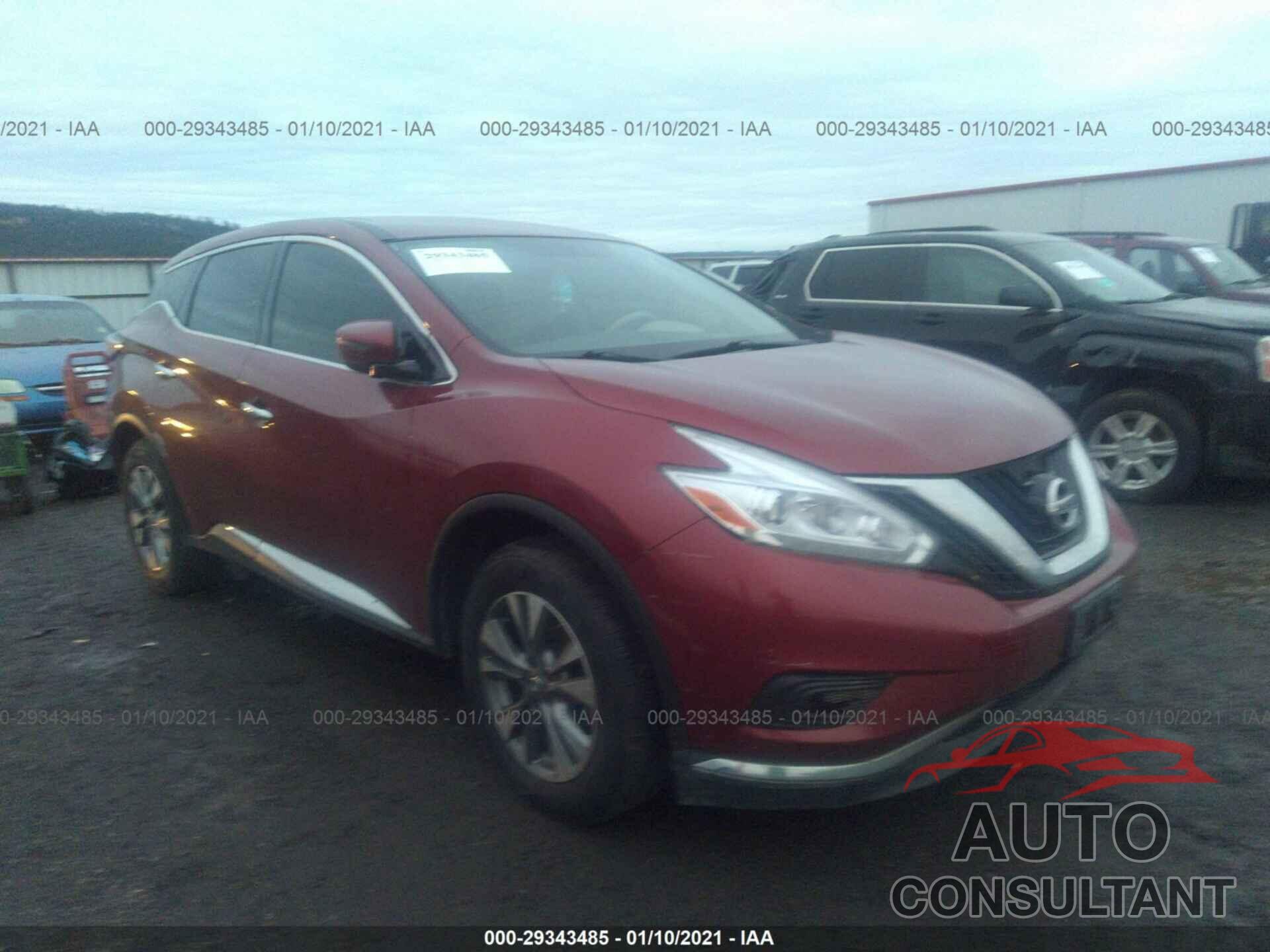 NISSAN MURANO 2016 - 5N1AZ2MG4GN121409