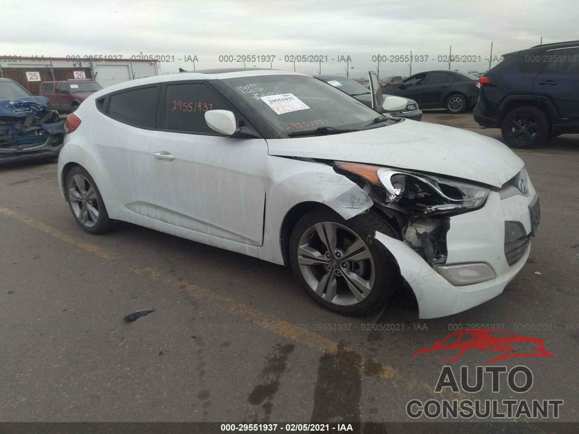 HYUNDAI VELOSTER 2016 - KMHTC6AD9GU291878