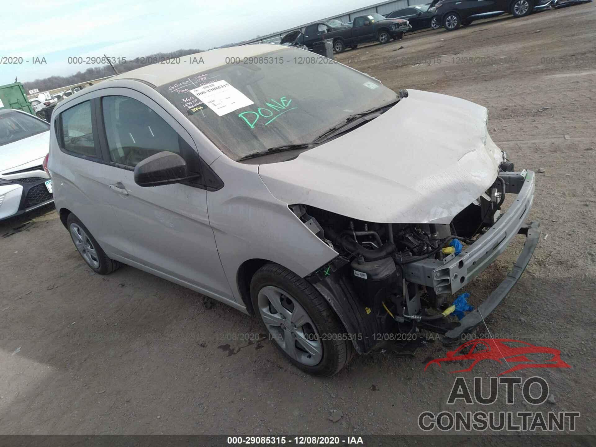 CHEVROLET SPARK 2019 - KL8CA6SA8KC822347