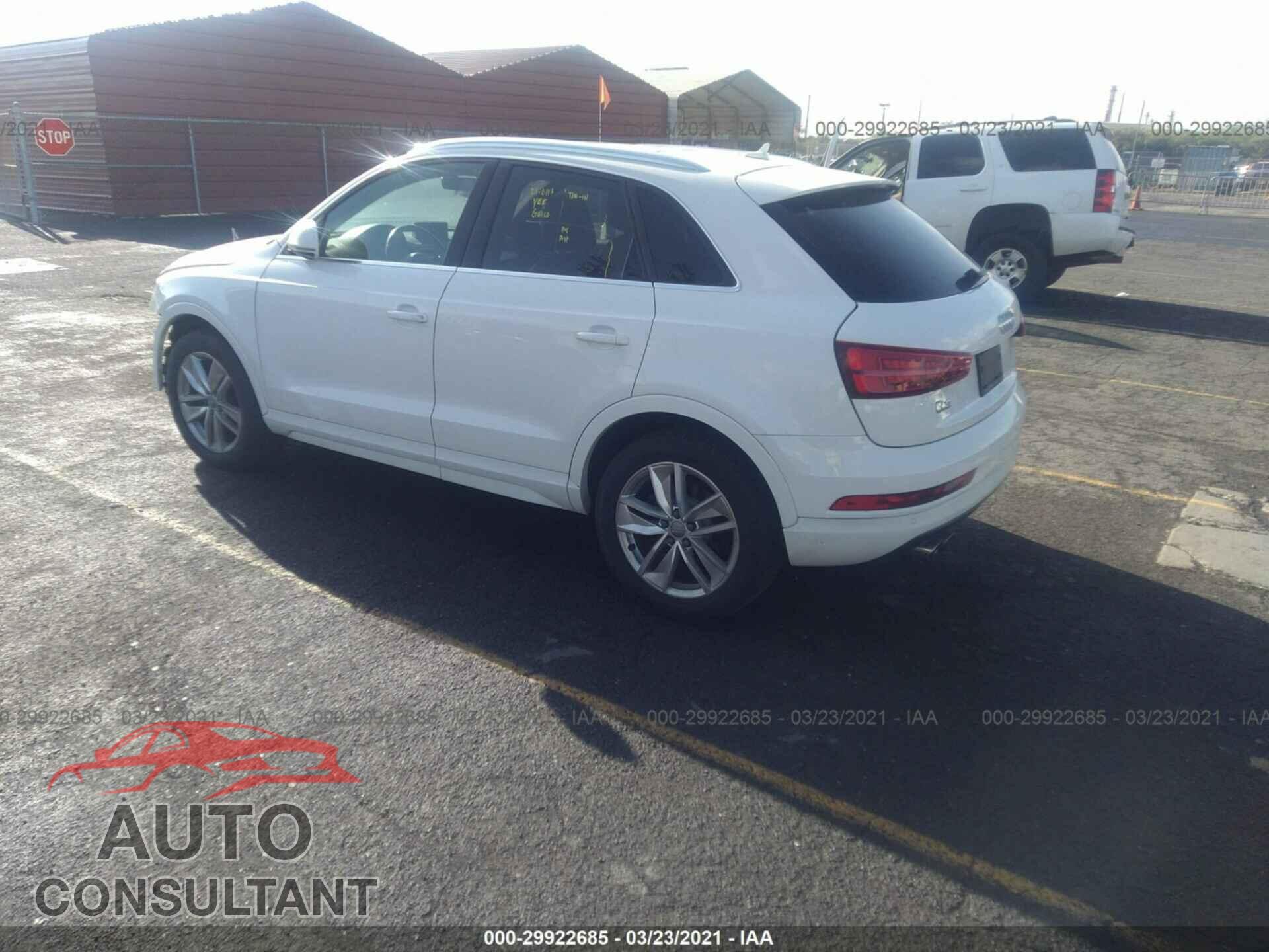 AUDI Q3 2016 - WA1BFCFS4GR004666