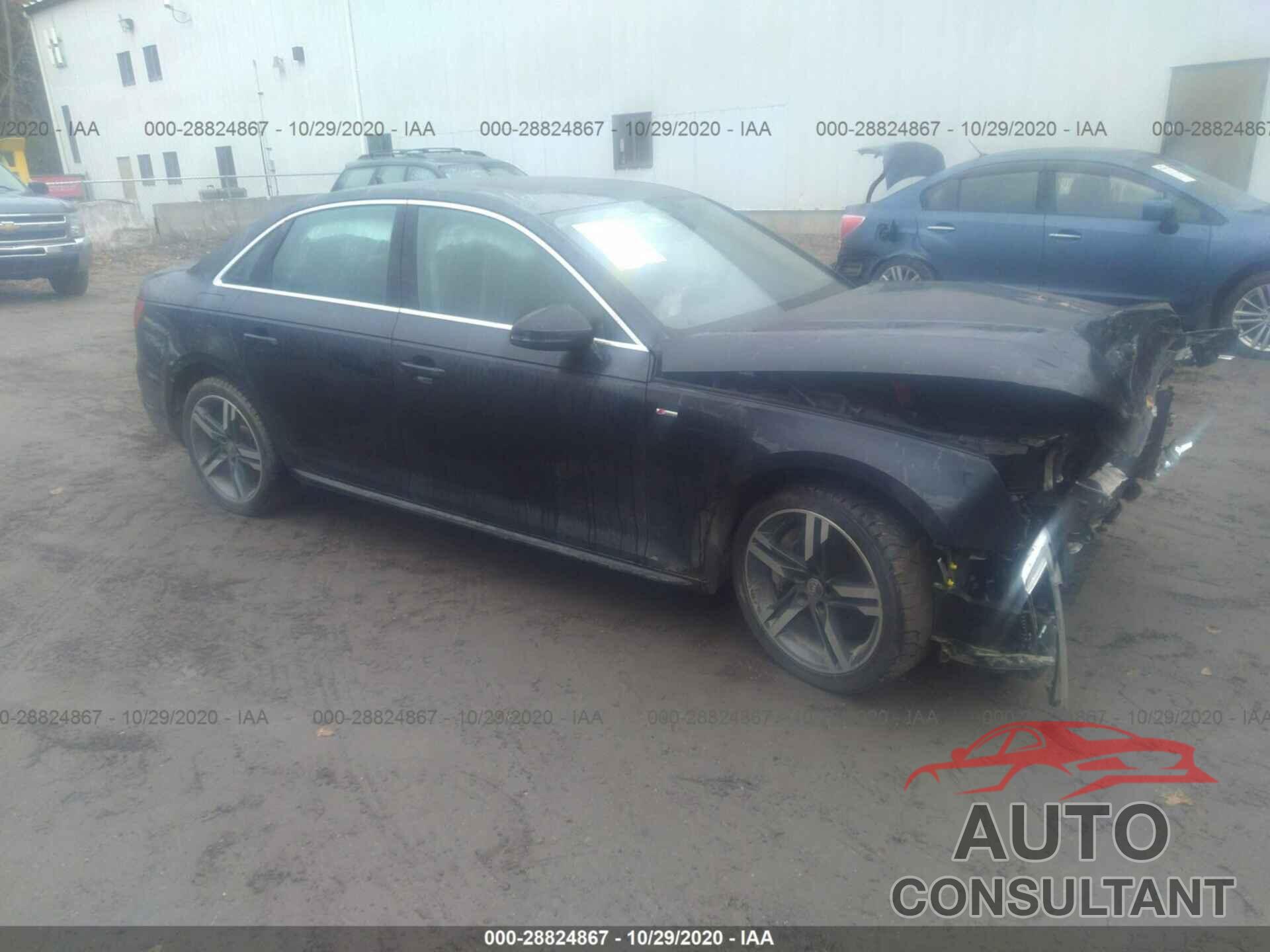 AUDI A4 2017 - WAUENAF4XHN023398