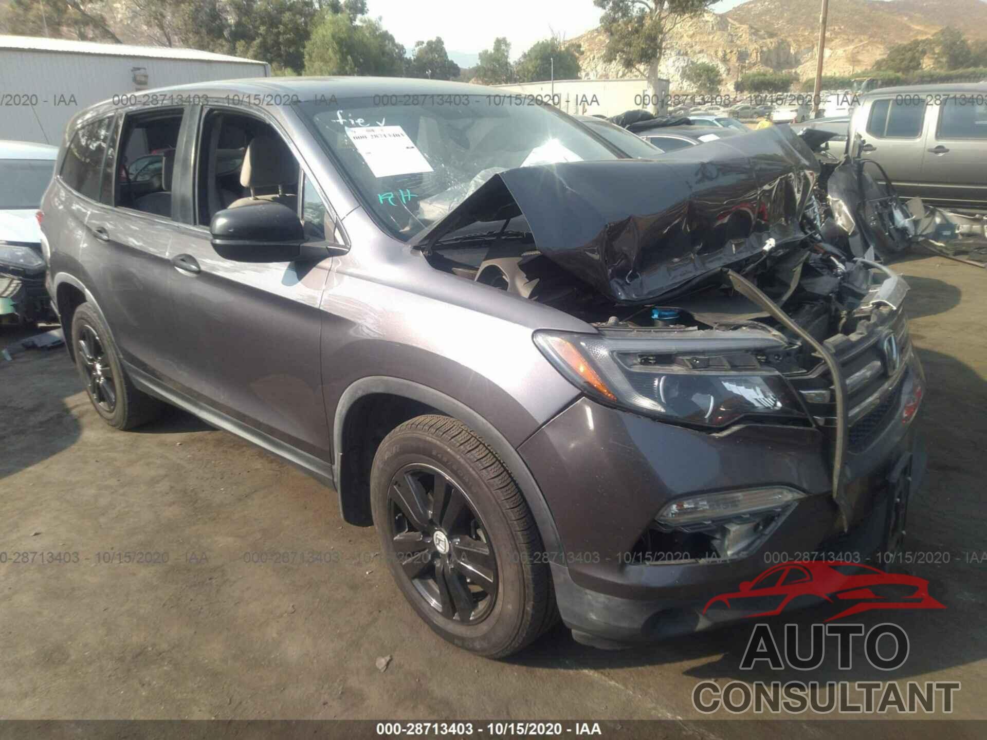 HONDA PILOT 2017 - 5FNYF5H14HB012760