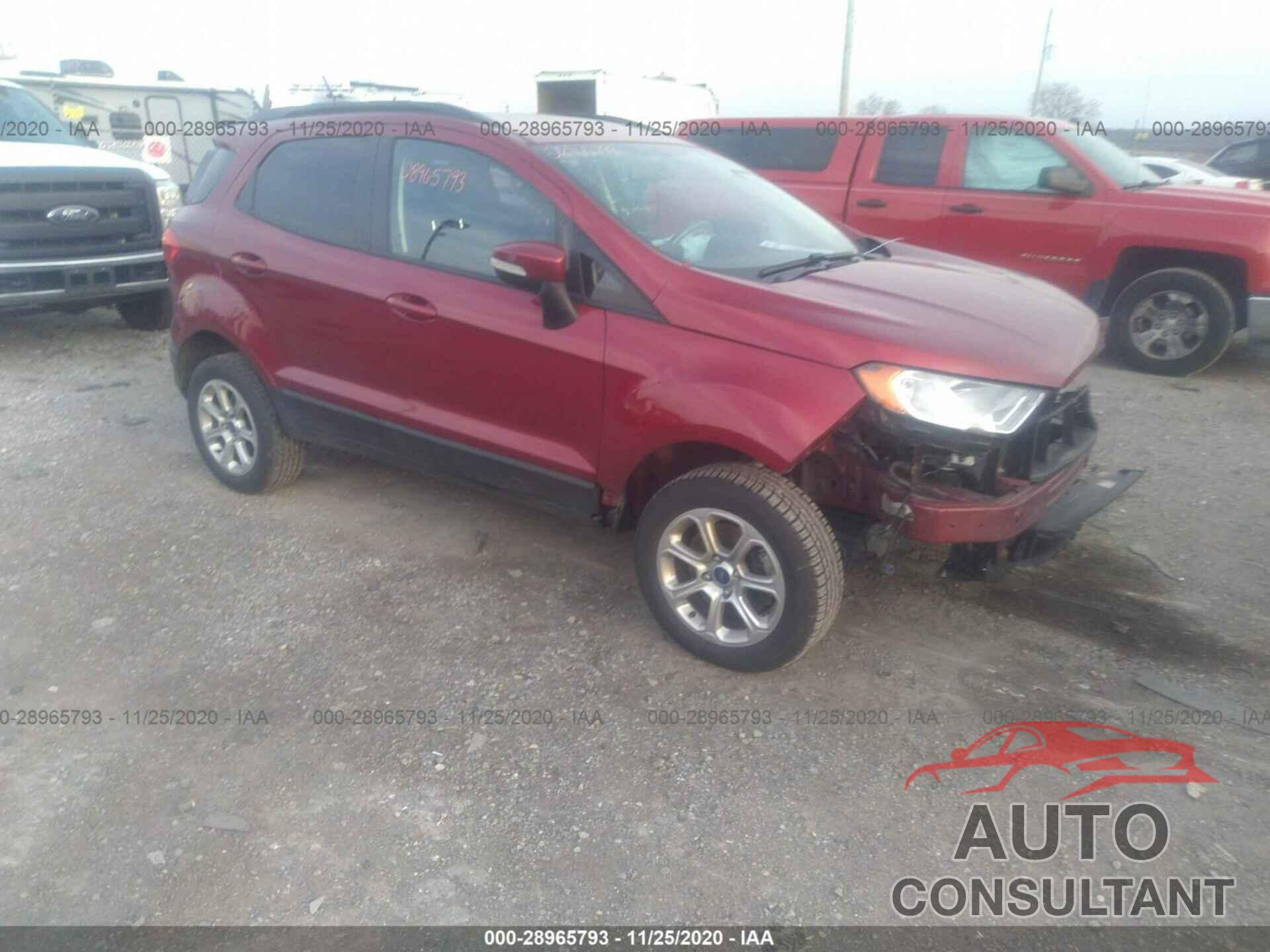 FORD ECOSPORT 2018 - MAJ6P1UL0JC221376