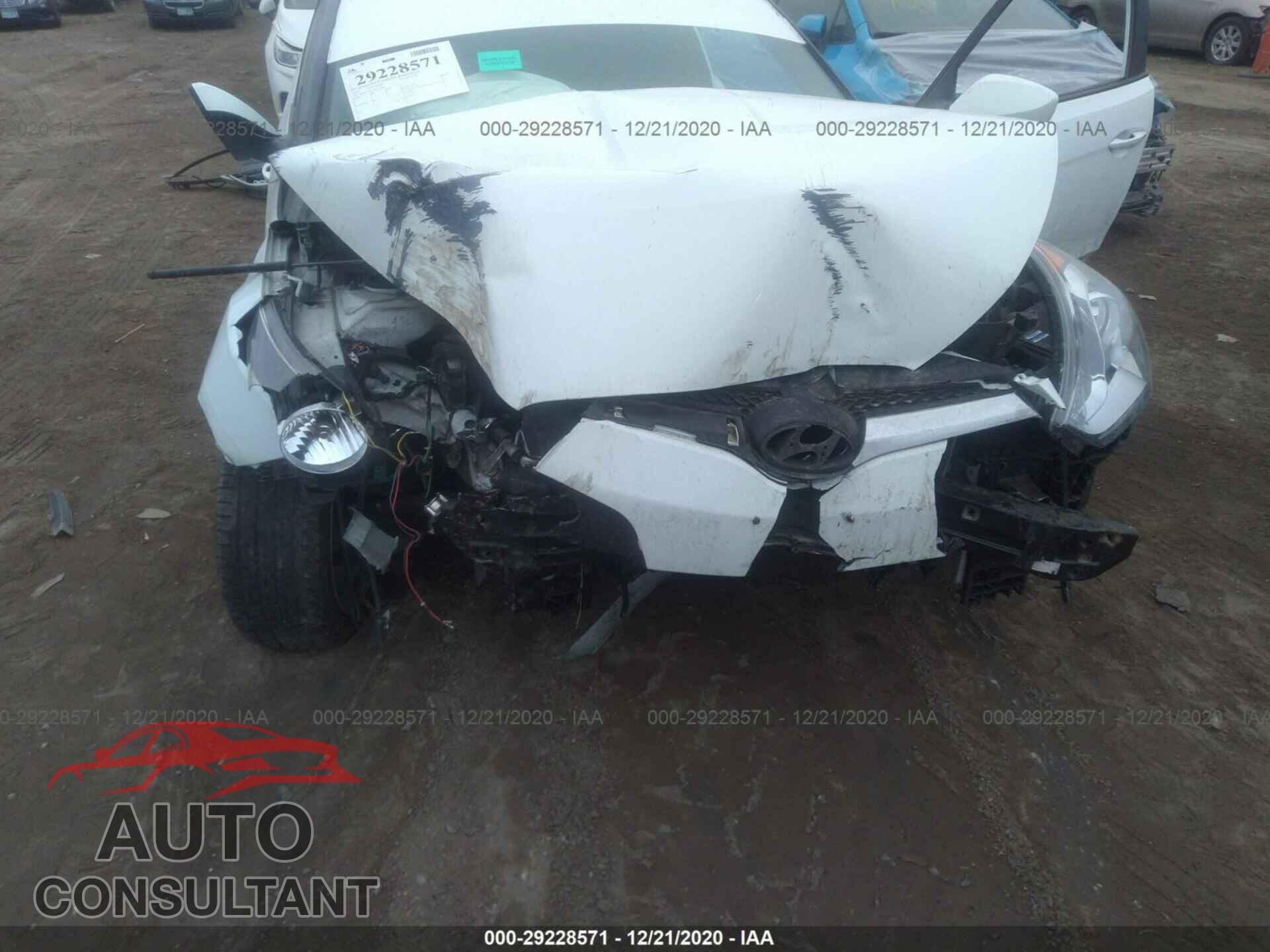 HYUNDAI VELOSTER 2016 - KMHTC6AD7GU273864