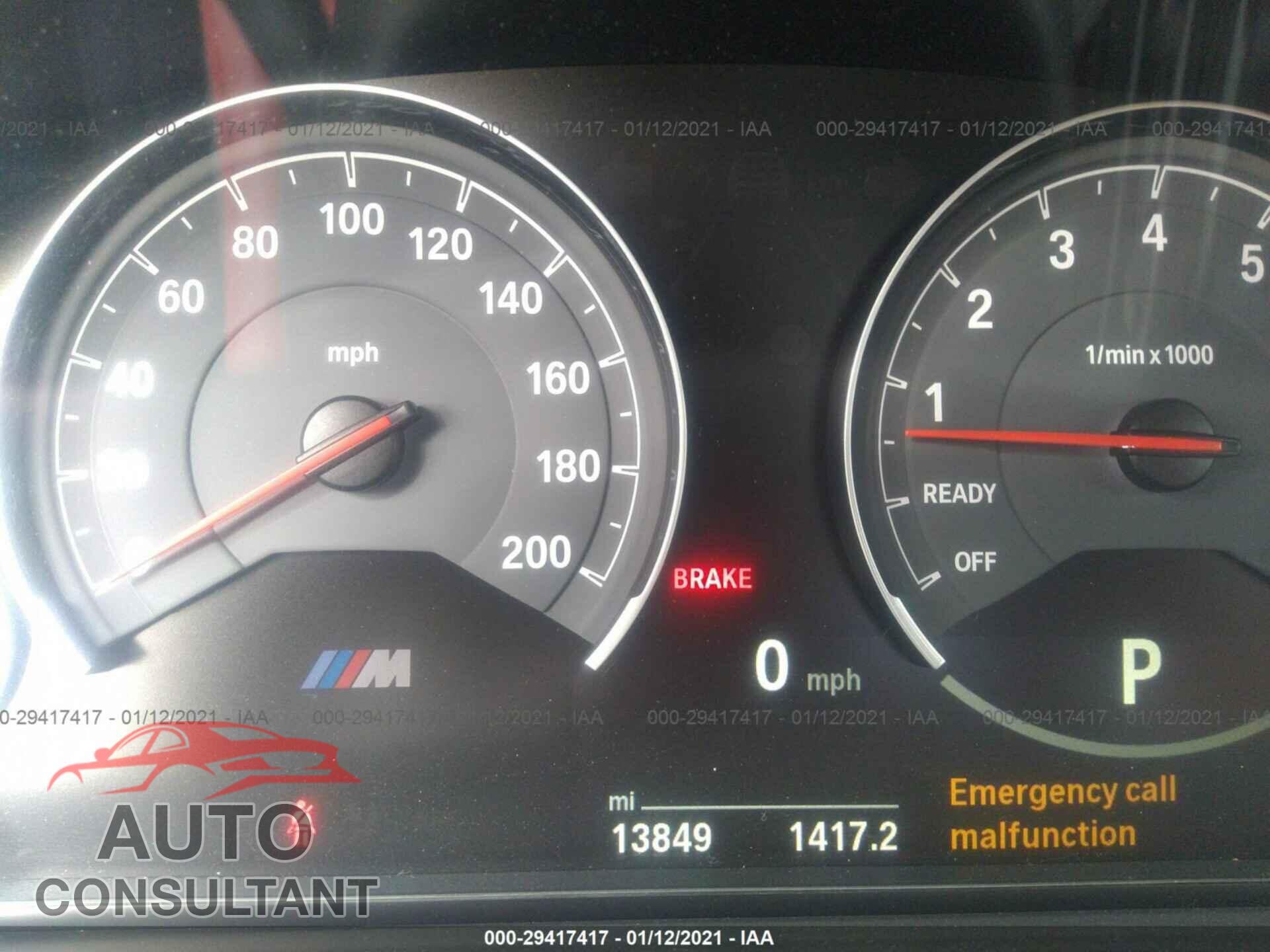 BMW M3 2018 - WBS8M9C51J5L00159