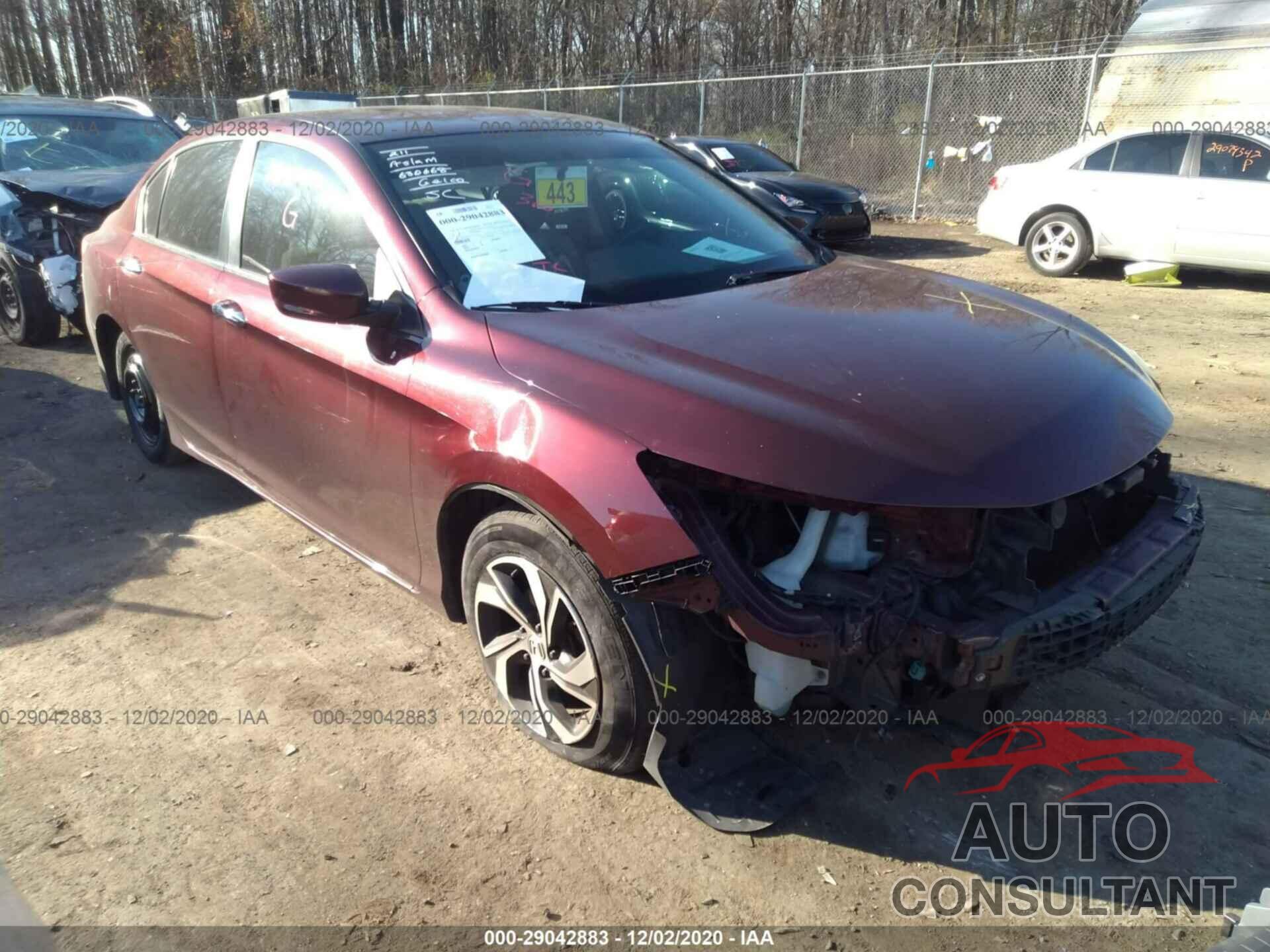 HONDA ACCORD SEDAN 2017 - 1HGCR2F35HA063974