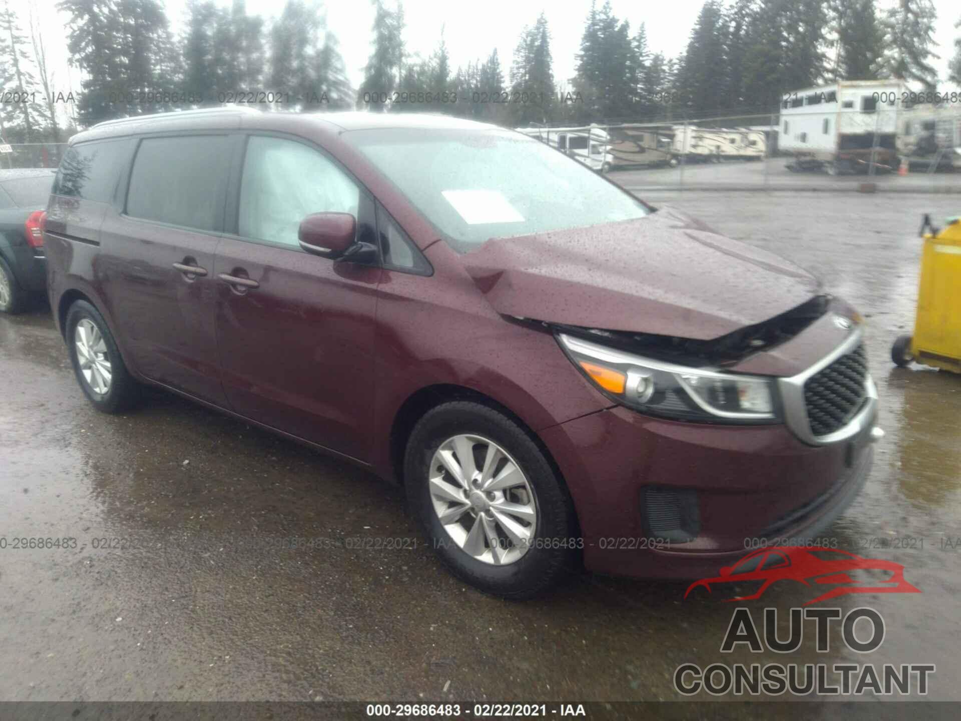 KIA SEDONA 2016 - KNDMB5C14G6165621