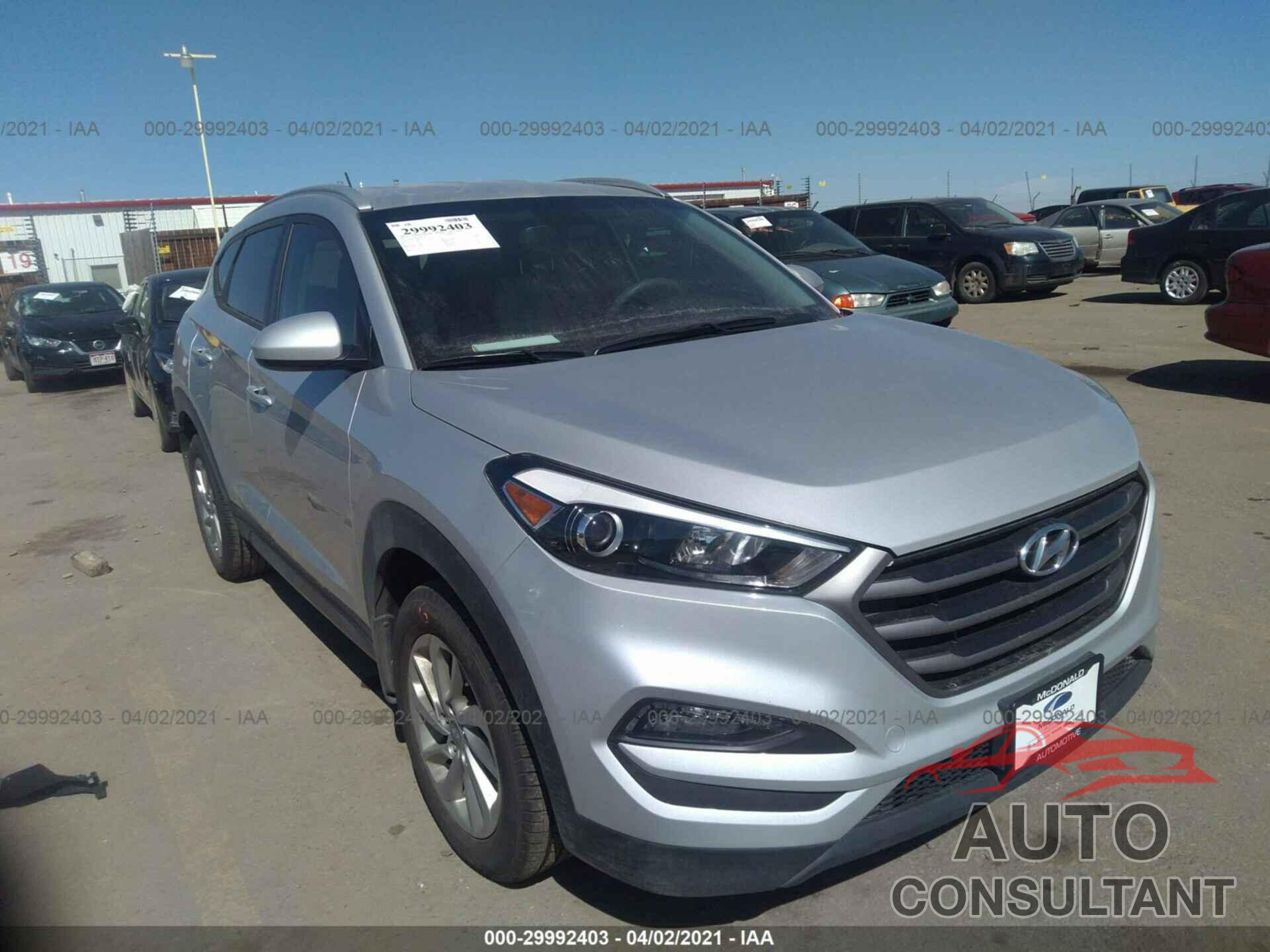 HYUNDAI TUCSON 2016 - KM8J3CA49GU257381