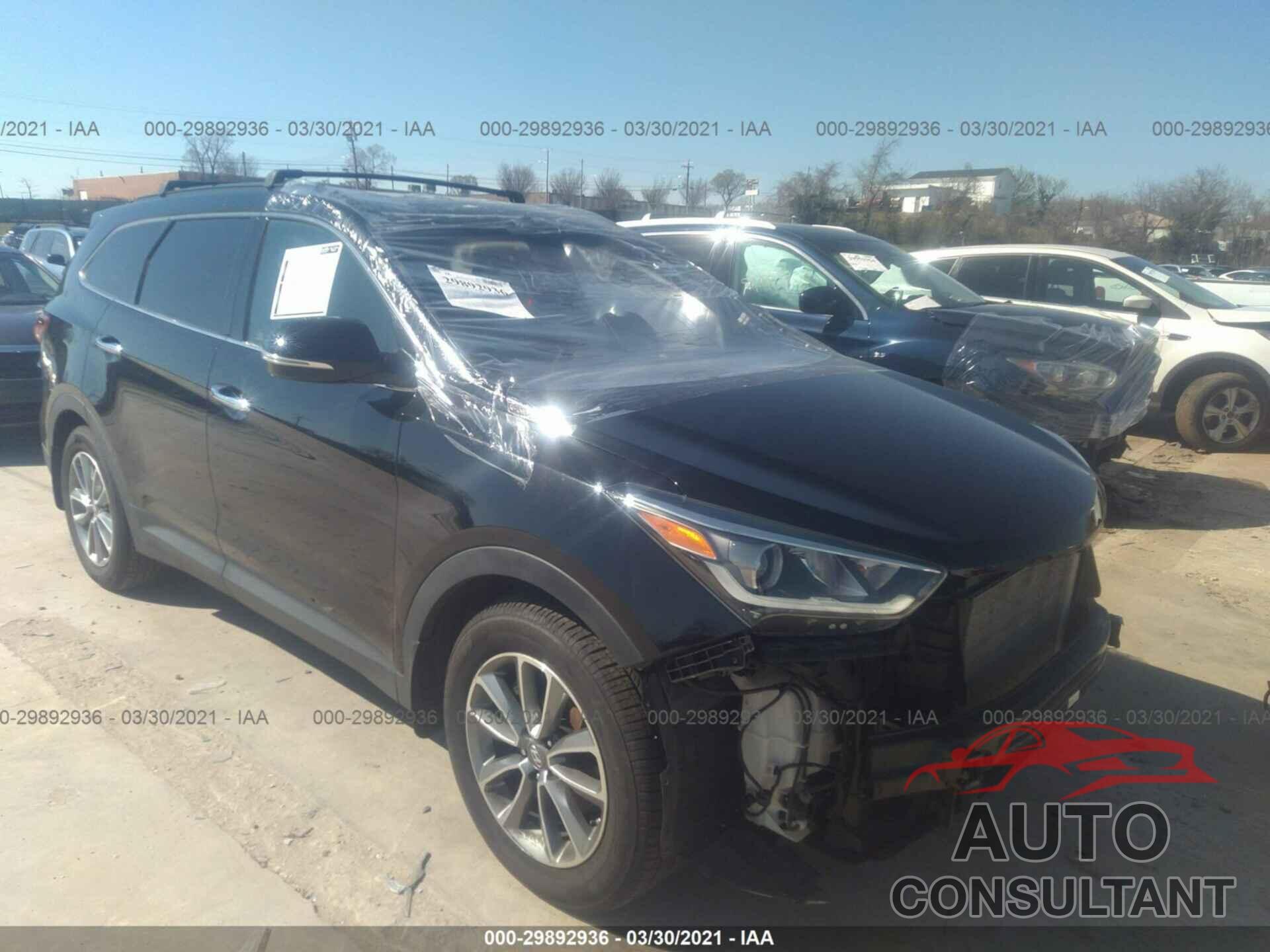 HYUNDAI SANTA FE 2017 - KM8SNDHF9HU223146