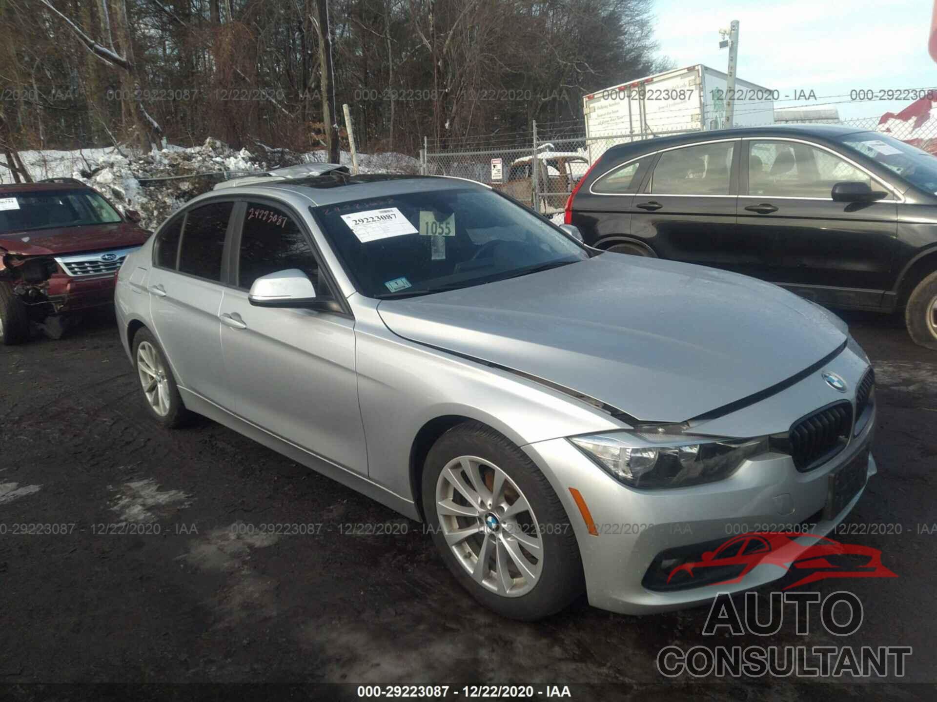 BMW 3 SERIES 2016 - WBA8A3C5XGK551685