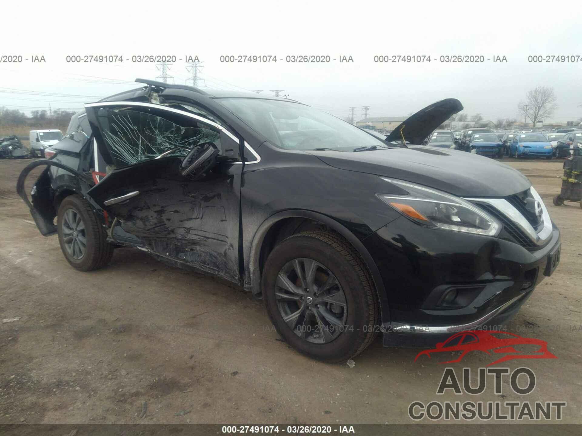 NISSAN MURANO 2018 - 5N1AZ2MG0JN153006