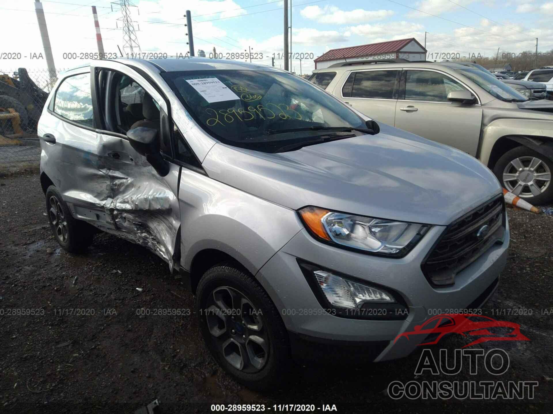 FORD ECOSPORT 2018 - MAJ6P1SL6JC173742