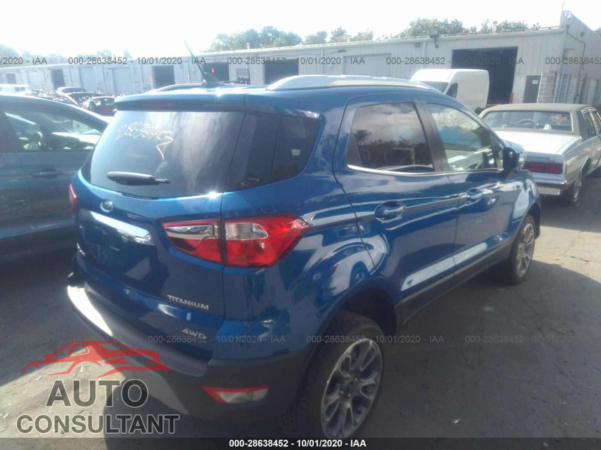 FORD ECOSPORT 2020 - MAJ6S3KL7LC363577