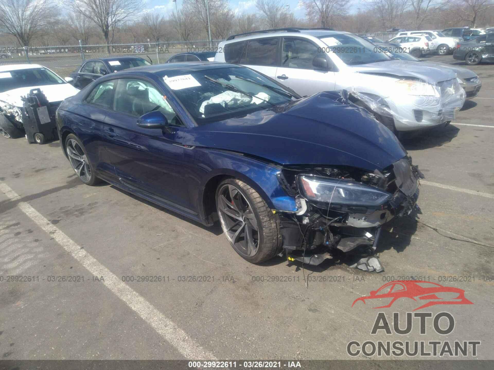 AUDI RS 5 COUPE 2018 - WUAPWAF56JA905086