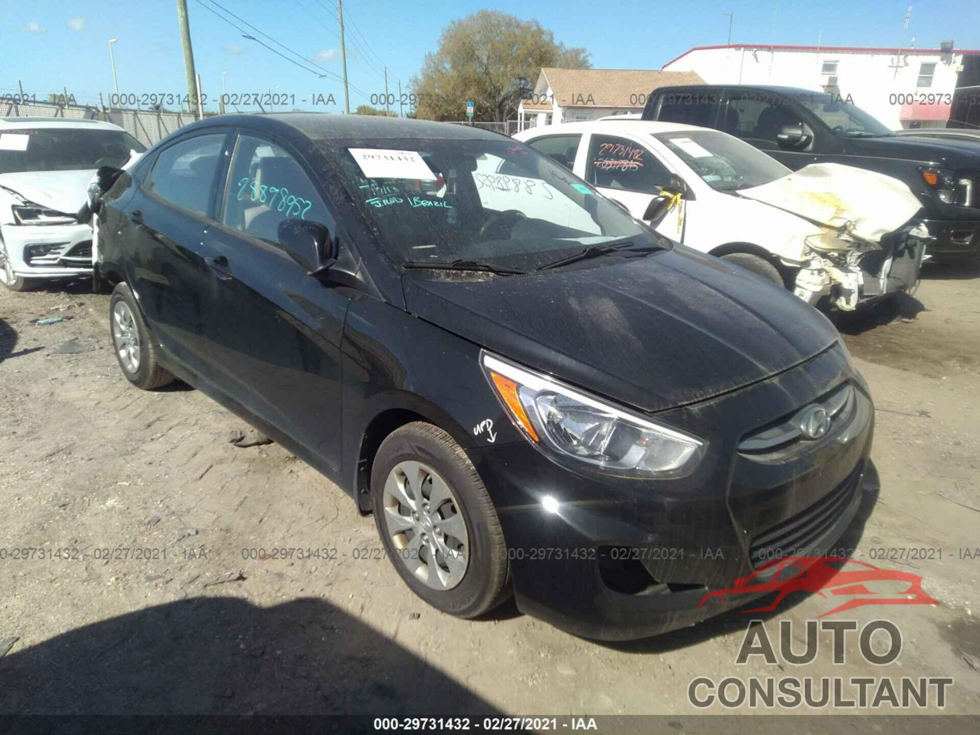 HYUNDAI ACCENT 2016 - KMHCT4AE9GU108833