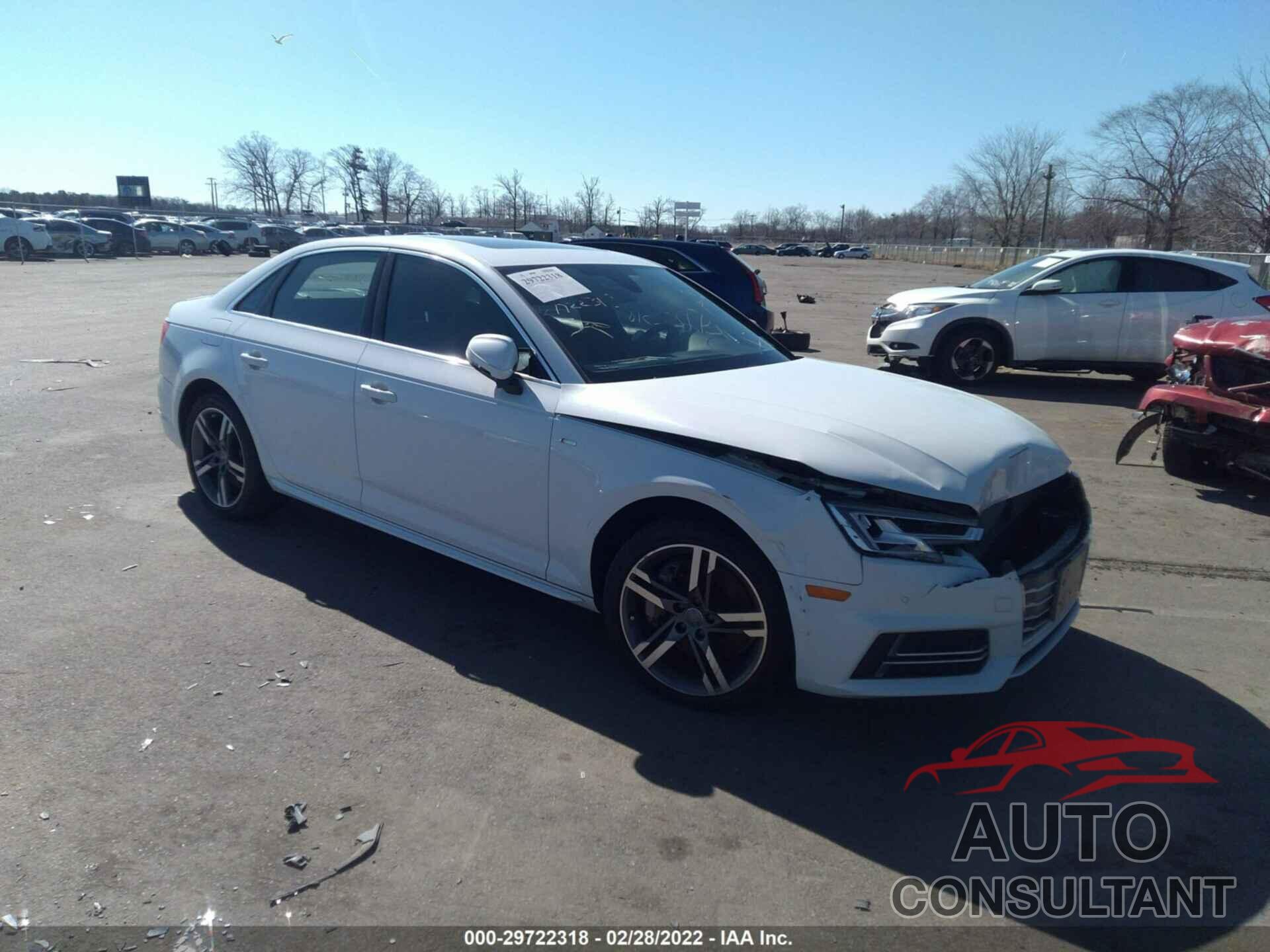 AUDI A4 2018 - WAUENAF41JA124097