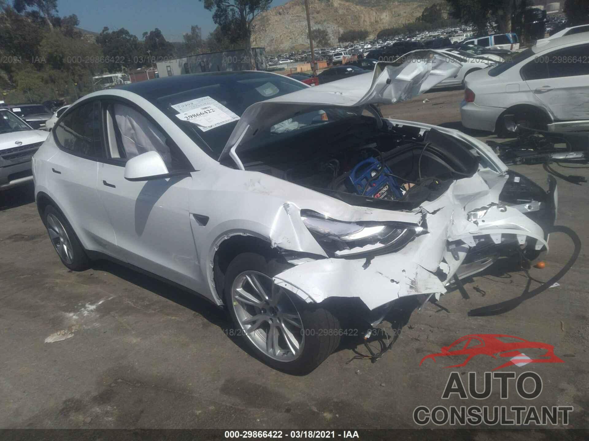 TESLA MODEL Y 2021 - 5YJYGDEE8MF063414