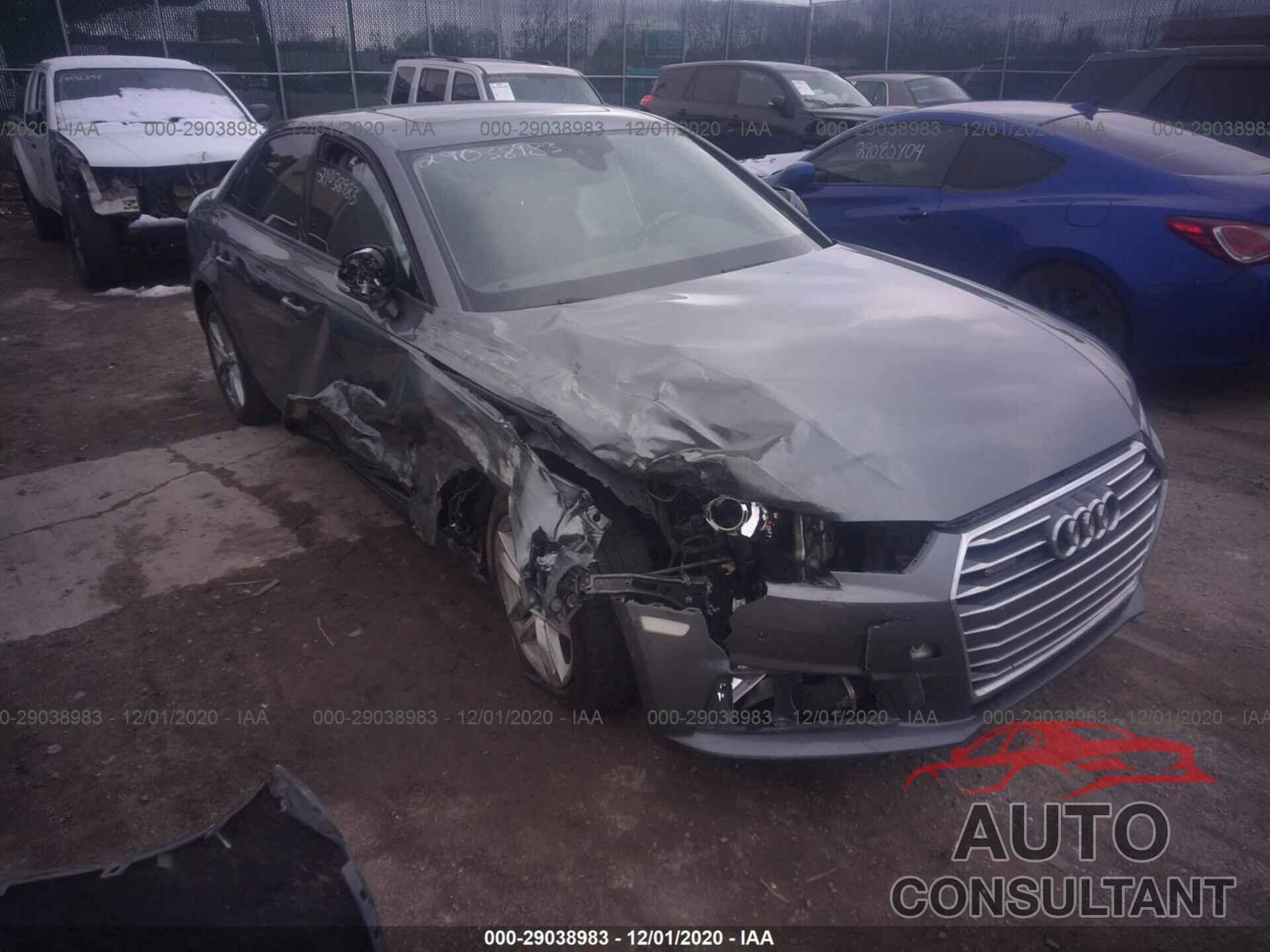 AUDI A4 2017 - WAUANAF46HN015684