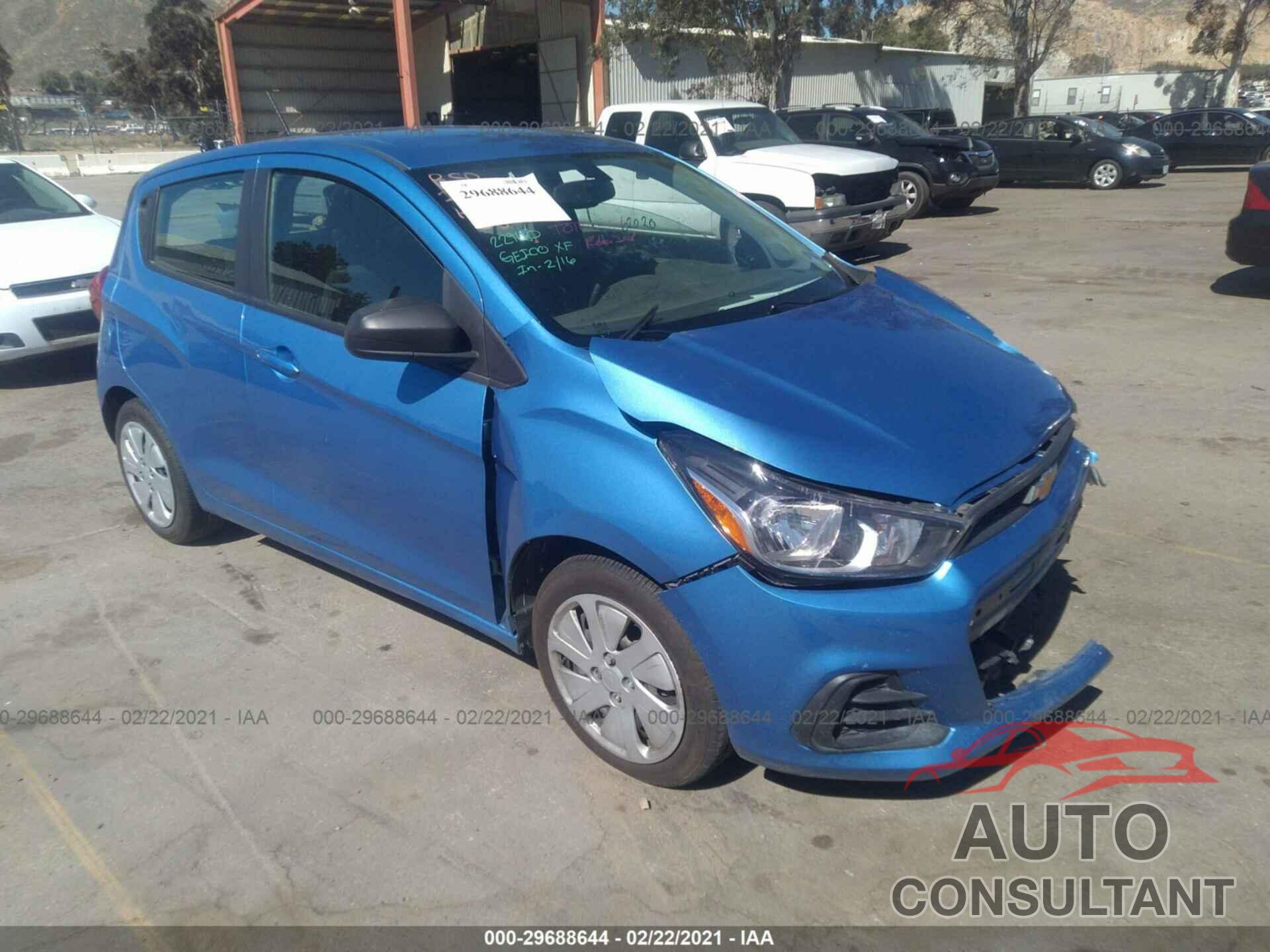CHEVROLET SPARK 2017 - KL8CB6SA2HC737445