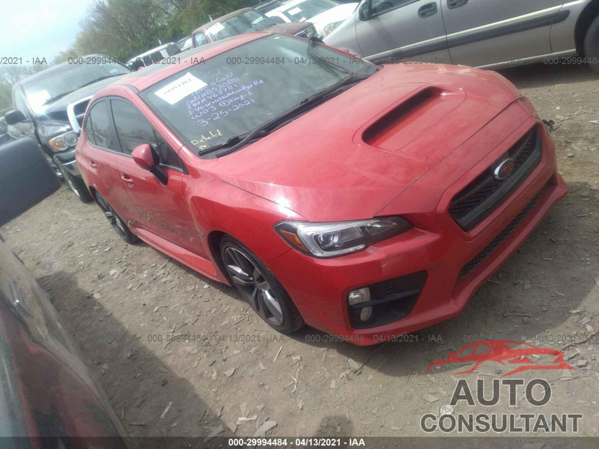 SUBARU WRX 2016 - JF1VA1J65G8813489